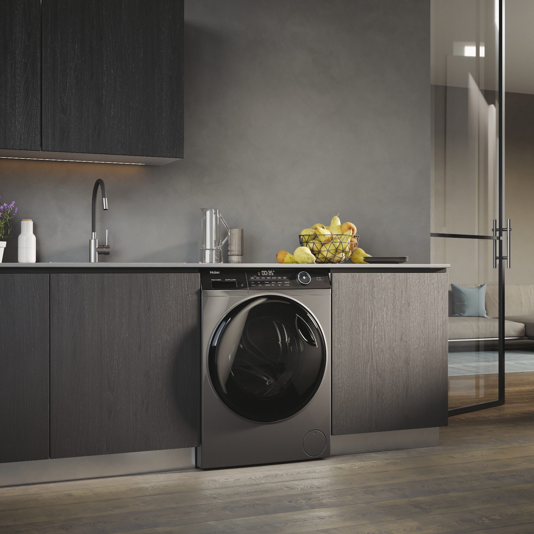 Haier 10kg/6kg I-Pro Series 5 Washer Dryer HWD100B14959SNUK - Graphite Haier 10kg/6kg I-Pro Series 5 Washer Dryer HWD100B14959SNUK - Graphite