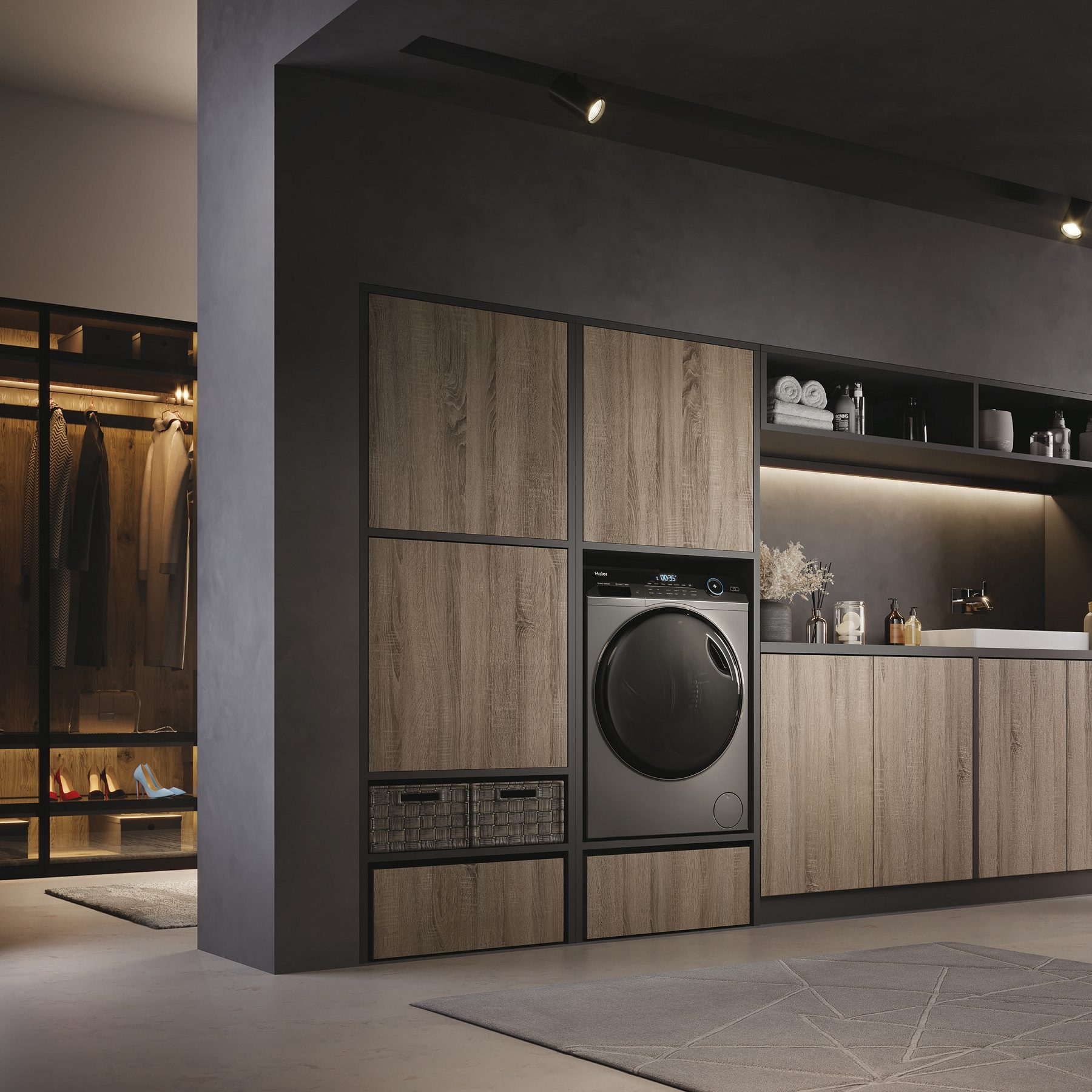 Haier 10kg/6kg I-Pro Series 5 Washer Dryer HWD100B14959SNUK - Graphite Haier 10kg/6kg I-Pro Series 5 Washer Dryer HWD100B14959SNUK - Graphite