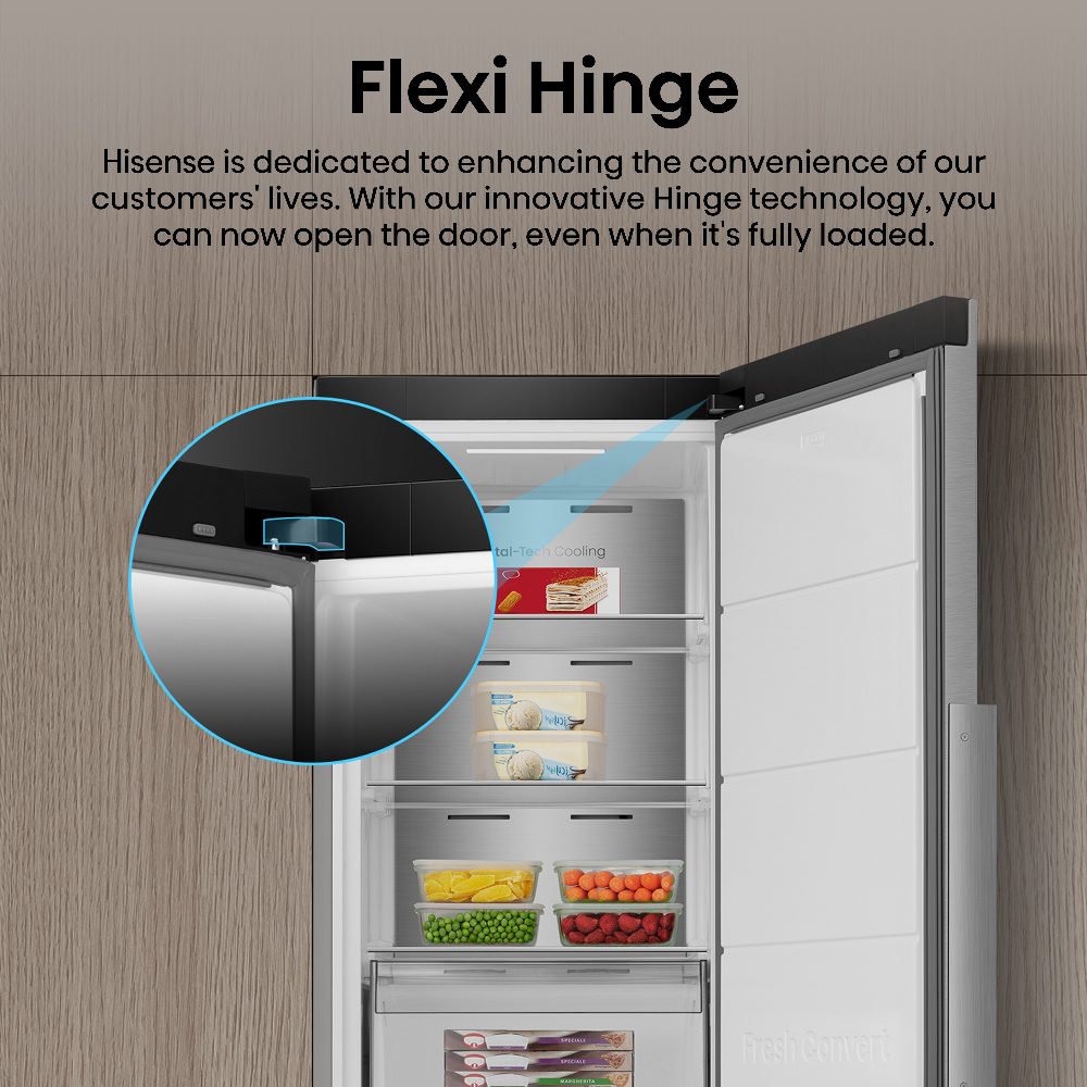 Hisense 60cm Frost Free KitchenFit Freezer FT3K310SAIE - Silver Hisense 60cm Frost Free KitchenFit Freezer FT3K310SAIE - Silver