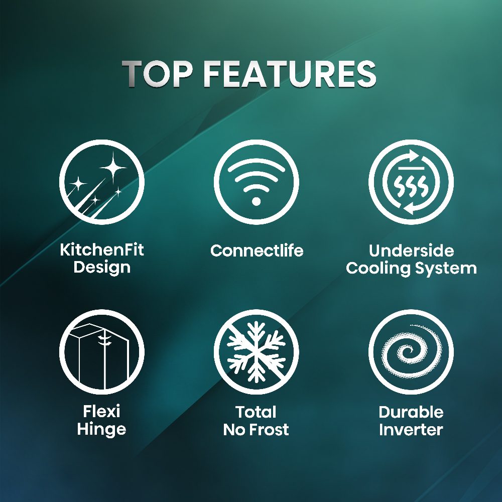 Hisense 60cm Frost Free KitchenFit Freezer FT3K310SAIE - Silver Hisense 60cm Frost Free KitchenFit Freezer FT3K310SAIE - Silver