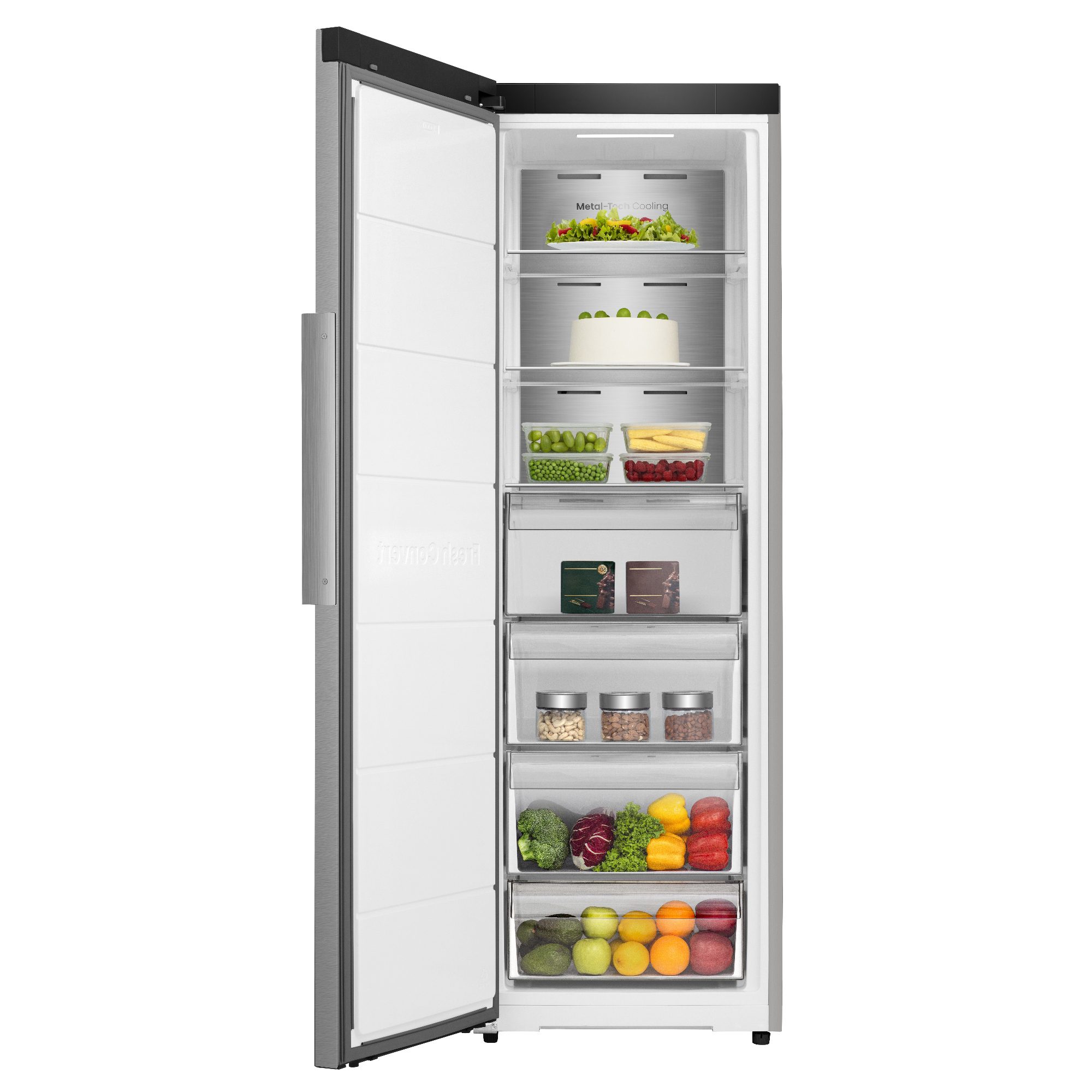 Hisense 60cm Frost Free KitchenFit Freezer FT3K310SAIE - Silver Hisense 60cm Frost Free KitchenFit Freezer FT3K310SAIE - Silver
