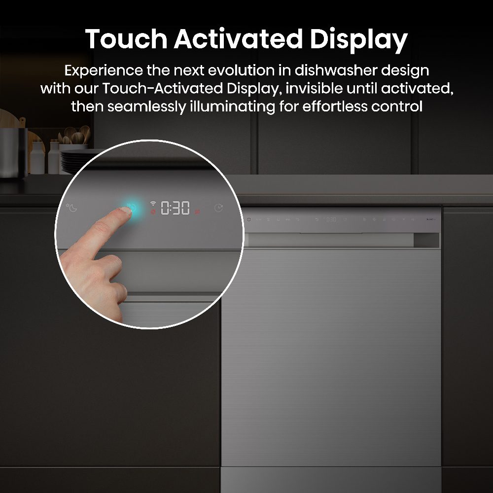 Hisense 60cm Freestanding Dishwasher HS673A90XUK - Silver Hisense 60cm Freestanding Dishwasher HS673A90XUK - Silver