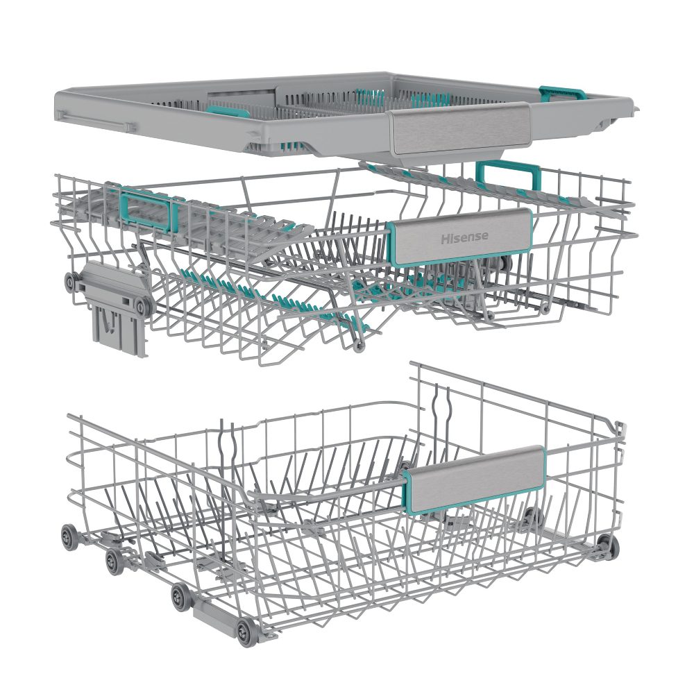 Hisense 60cm Freestanding Dishwasher HS673A90XUK - Silver Hisense 60cm Freestanding Dishwasher HS673A90XUK - Silver