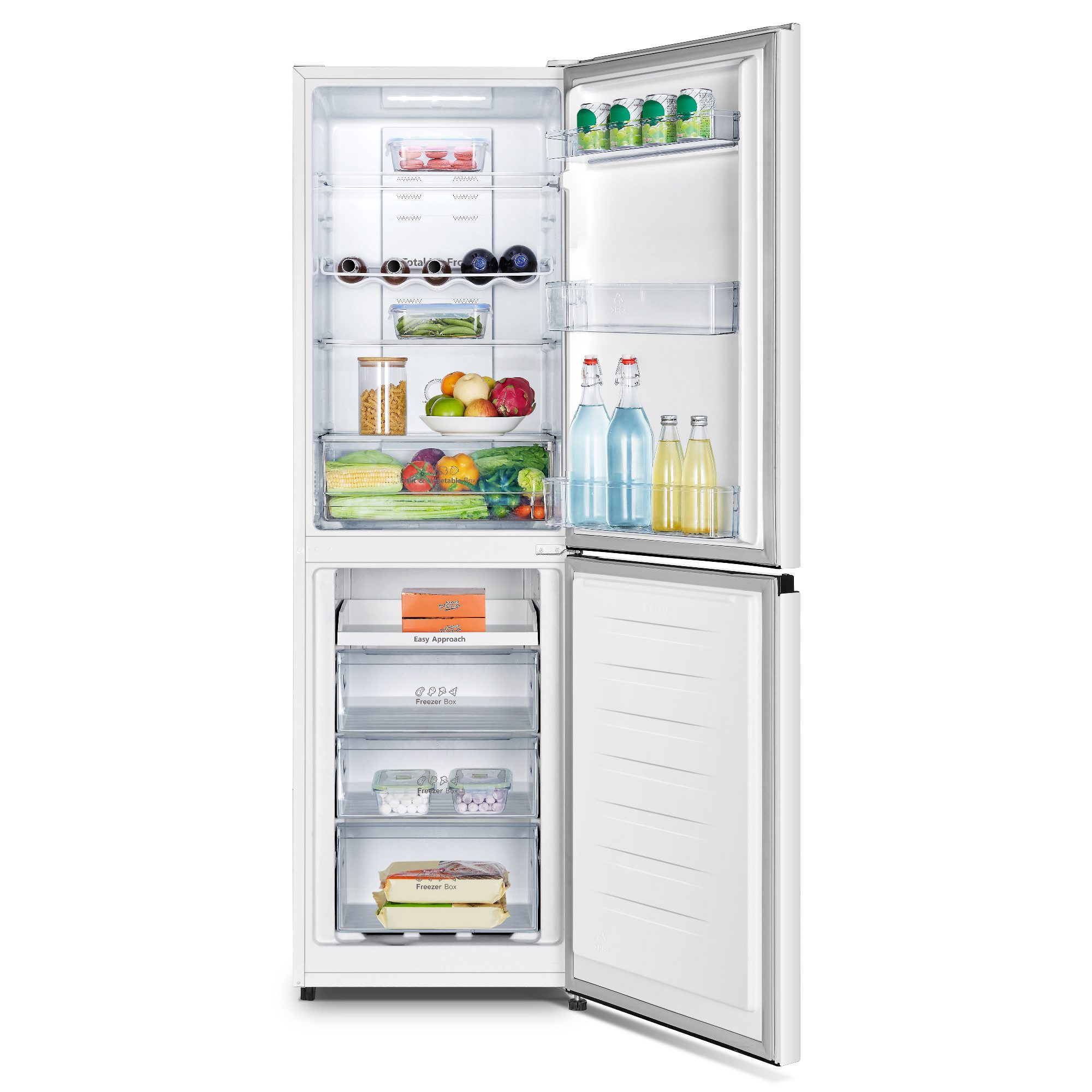 Hisense 55cm Frost Free Fridge Freezer RB327N4BWE - White Hisense 55cm Frost Free Fridge Freezer RB327N4BWE - White
