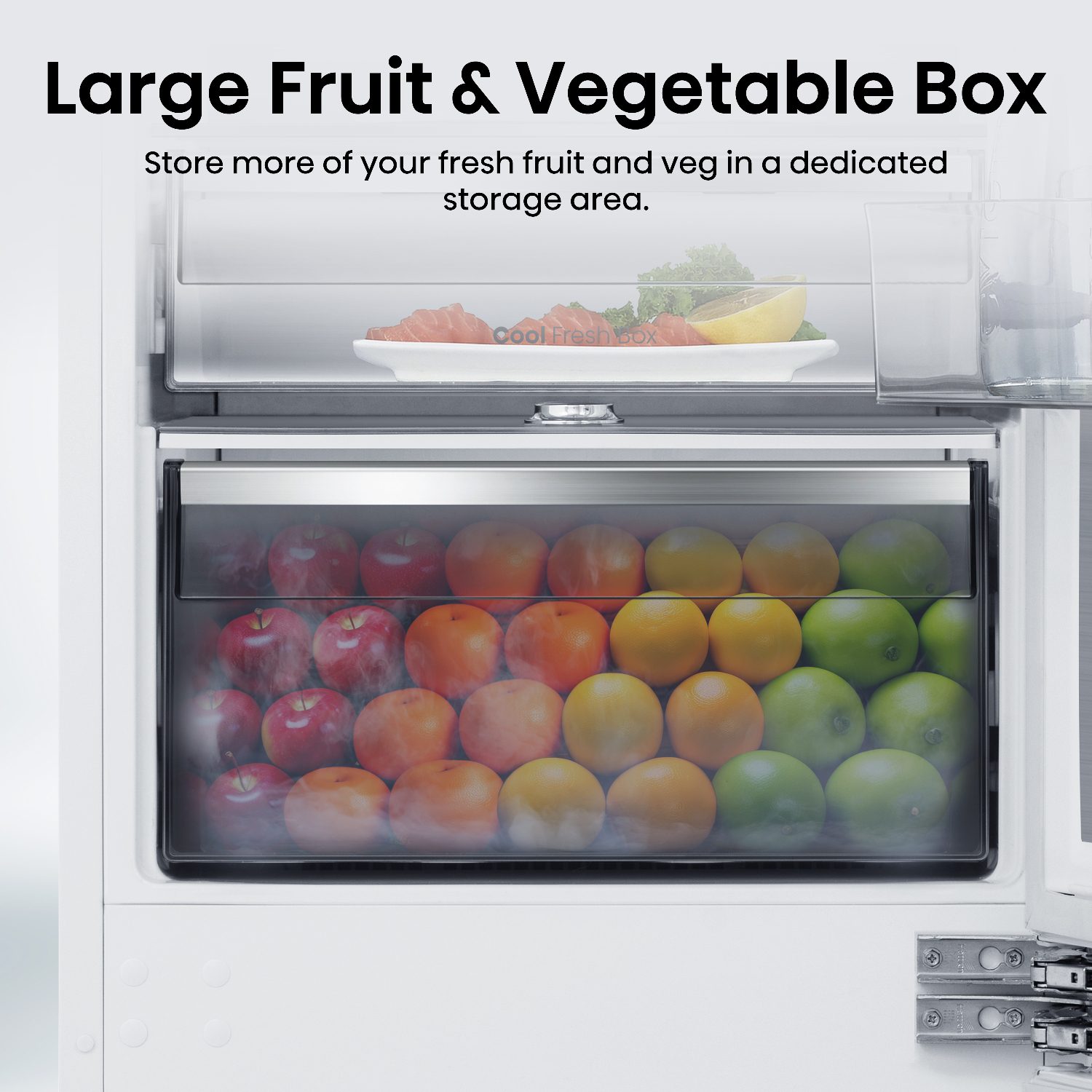 Hisense 177cm Integrated 60/40 Frost Free Fridge Freezer RB5B250SSWC1 Hisense 177cm Integrated 60/40 Frost Free Fridge Freezer RB5B250SSWC1