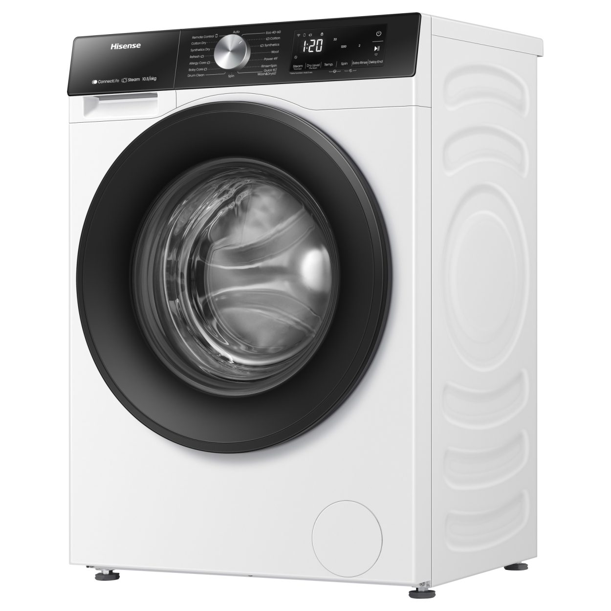 Hisense 10.5kg/6kg 3S Series WiFi-enabled Washer Dryer WD3S1043BW3 - White Hisense 10.5kg/6kg 3S Series WiFi-enabled Washer Dryer WD3S1043BW3 - White