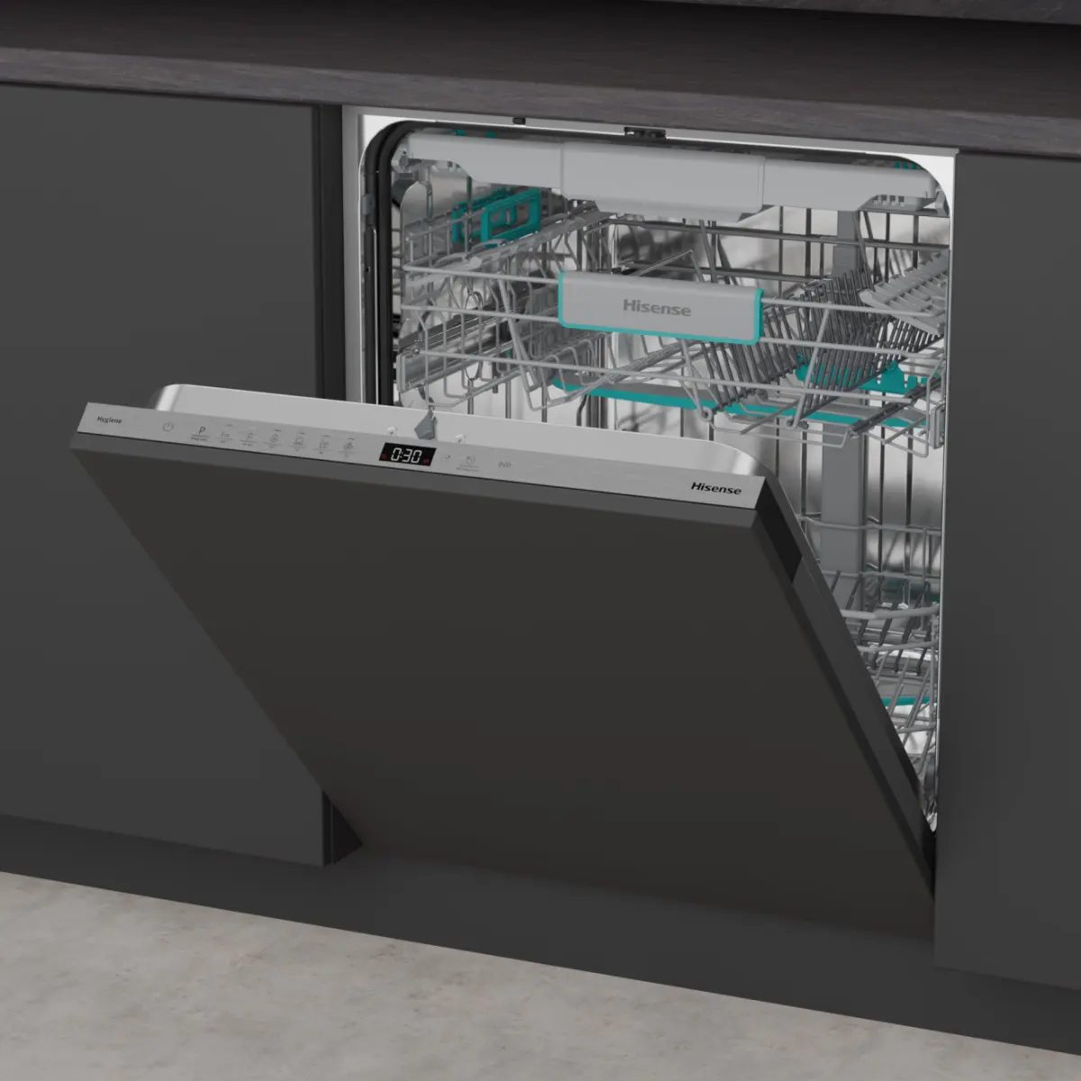Hisense 60cm Fully Integrated Dishwasher HV16CUK Hisense 60cm Fully Integrated Dishwasher HV16CUK