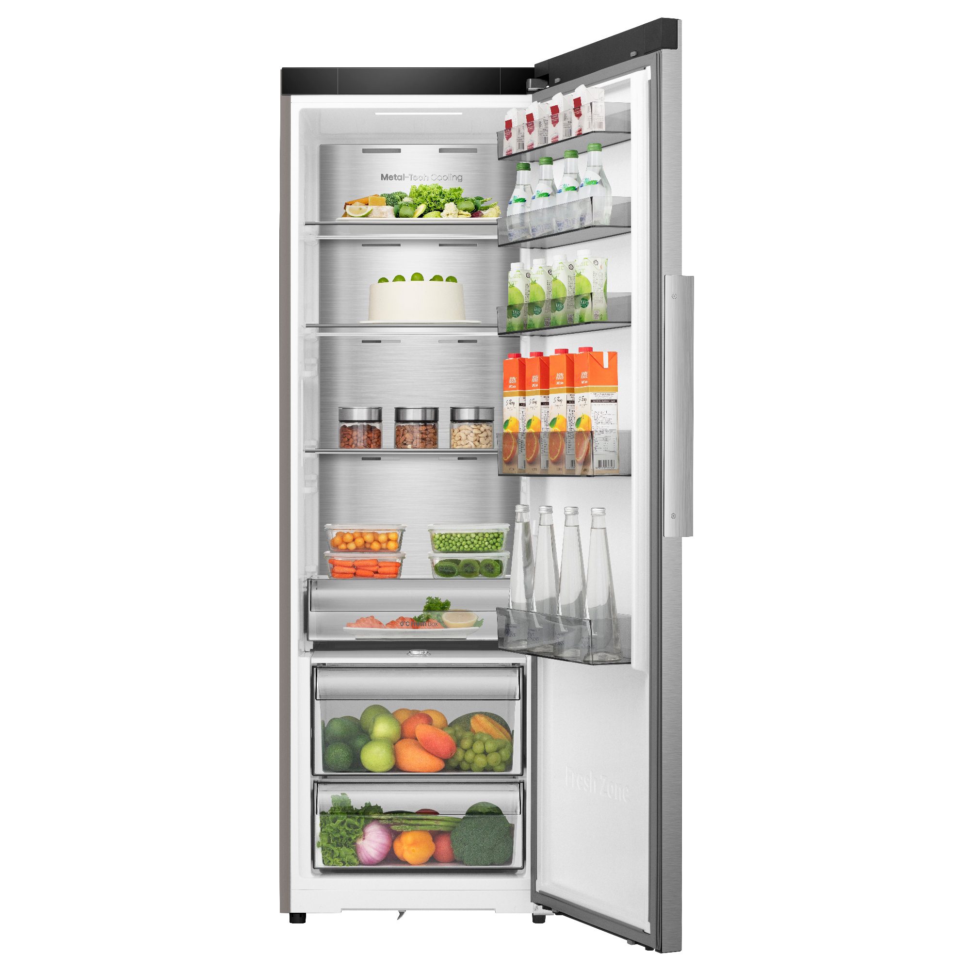 Hisense 60cm KitchenFit Larder Fridge RL3K370SAIE - Silver Hisense 60cm KitchenFit Larder Fridge RL3K370SAIE - Silver