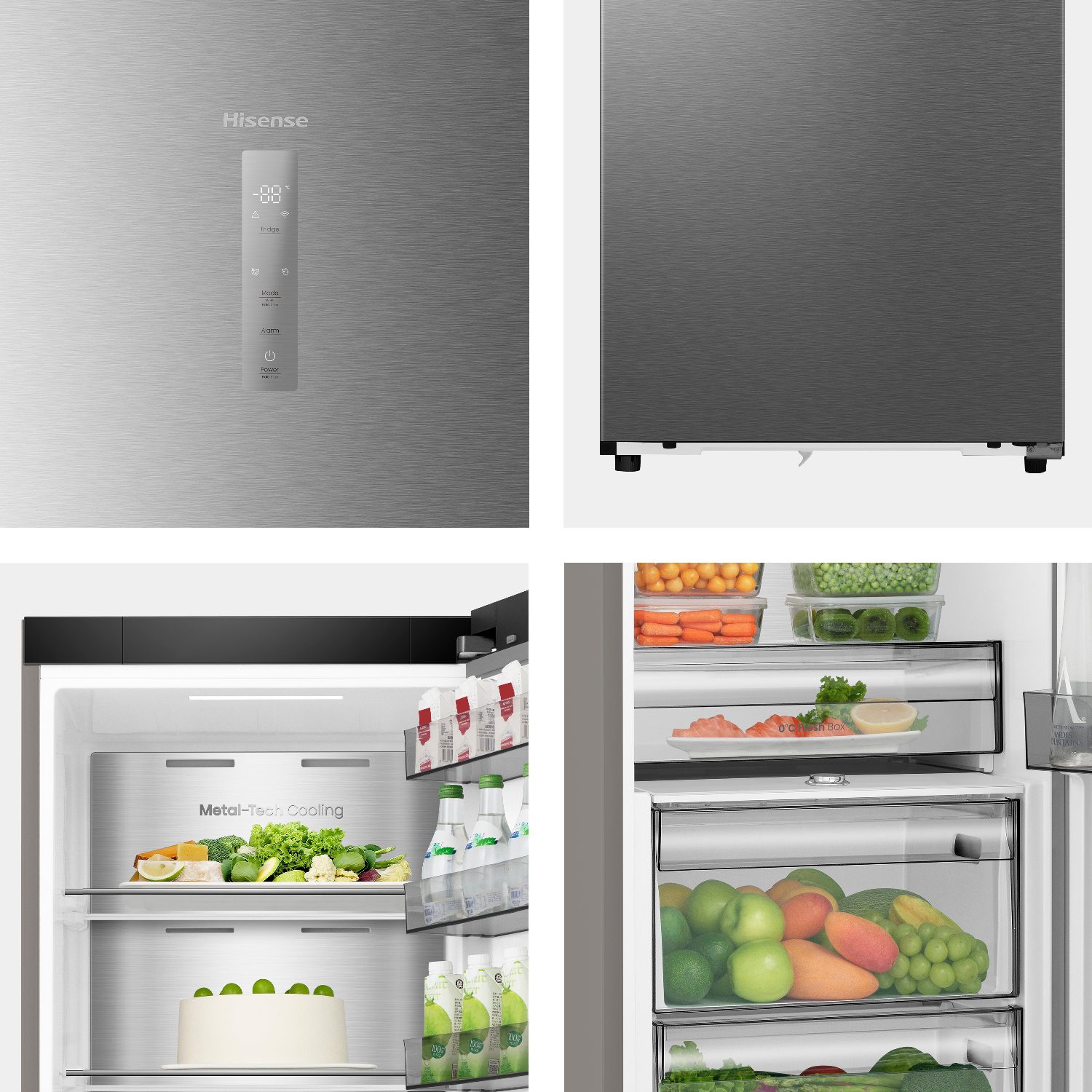 Hisense 60cm KitchenFit Larder Fridge RL3K370SAIE - Silver Hisense 60cm KitchenFit Larder Fridge RL3K370SAIE - Silver