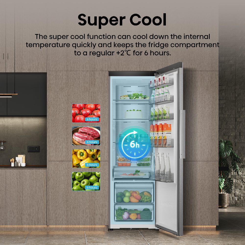 Hisense 60cm KitchenFit Larder Fridge RL3K370SAIE - Silver Hisense 60cm KitchenFit Larder Fridge RL3K370SAIE - Silver