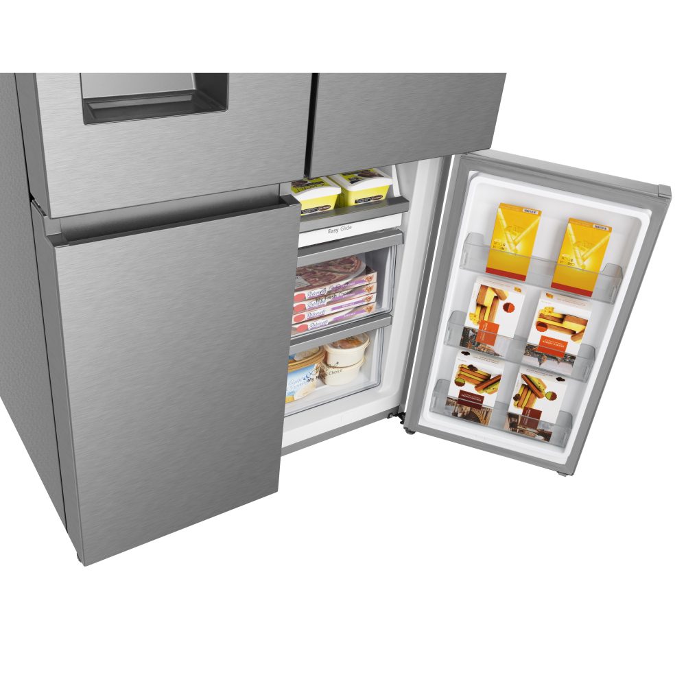 Hisense Four Door Fridge Freezer With Ice & Water Non Plumbed RQ760N4SASE - Silver Hisense Four Door Fridge Freezer With Ice & Water Non Plumbed RQ760N4SASE - Silver