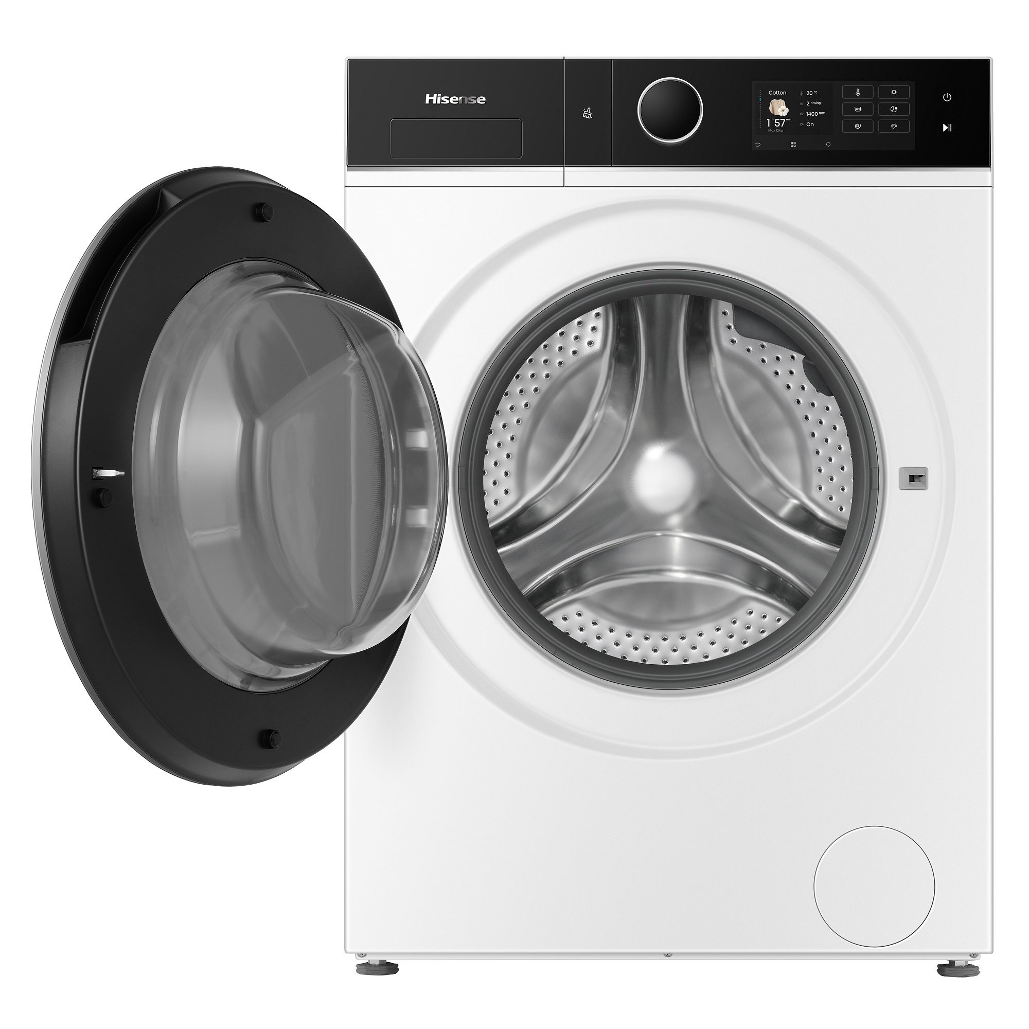 Hisense 12kg/8kg 5i Series Autodose WiFi Heat Pump Washer Dryer WD5I1245BWRH - White Hisense 12kg/8kg 5i Series Autodose WiFi Heat Pump Washer Dryer WD5I1245BWRH - White