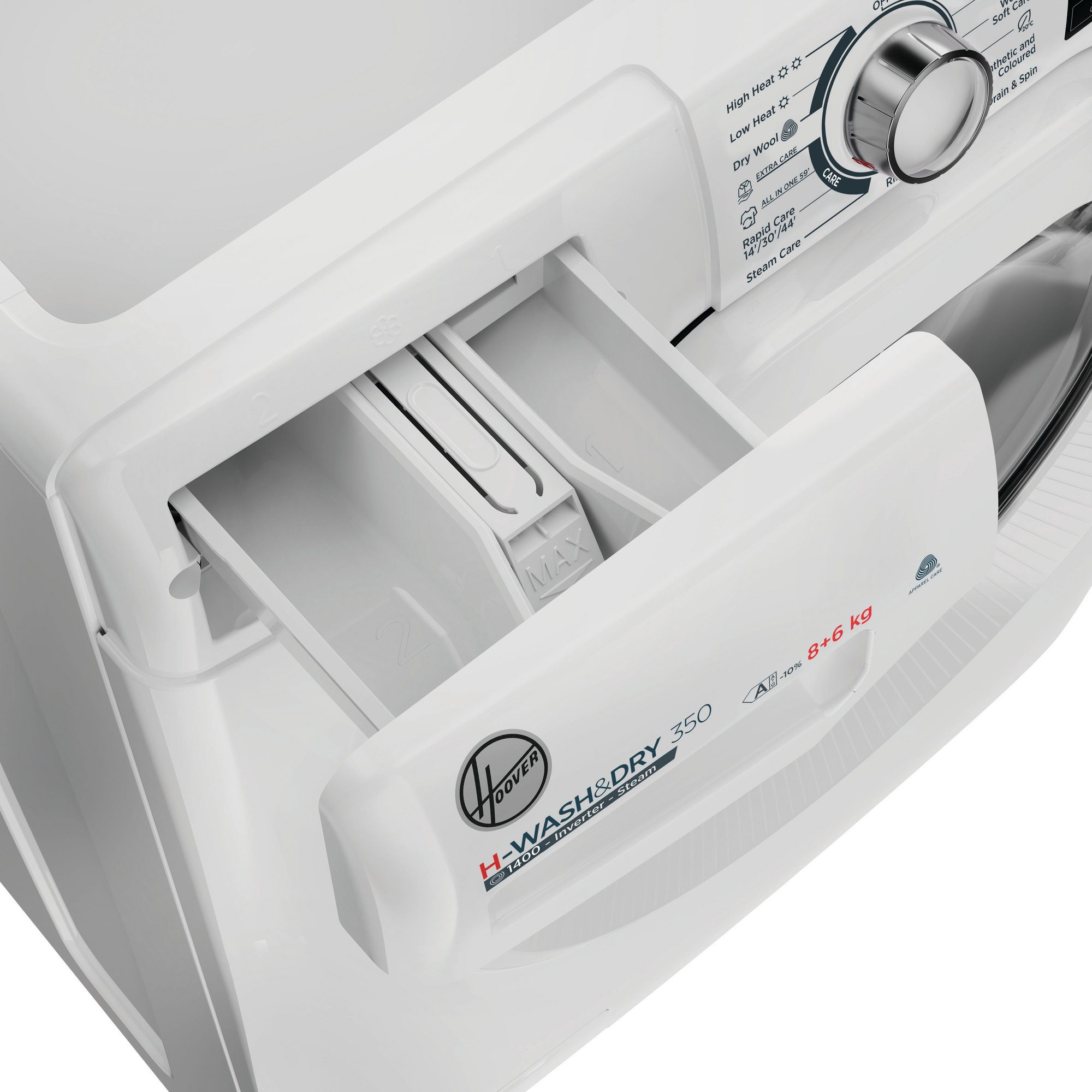 Hoover 8kg/6kg Washer Dryer H3DPS4866TAM6 - White Hoover 8kg/6kg Washer Dryer H3DPS4866TAM6 - White