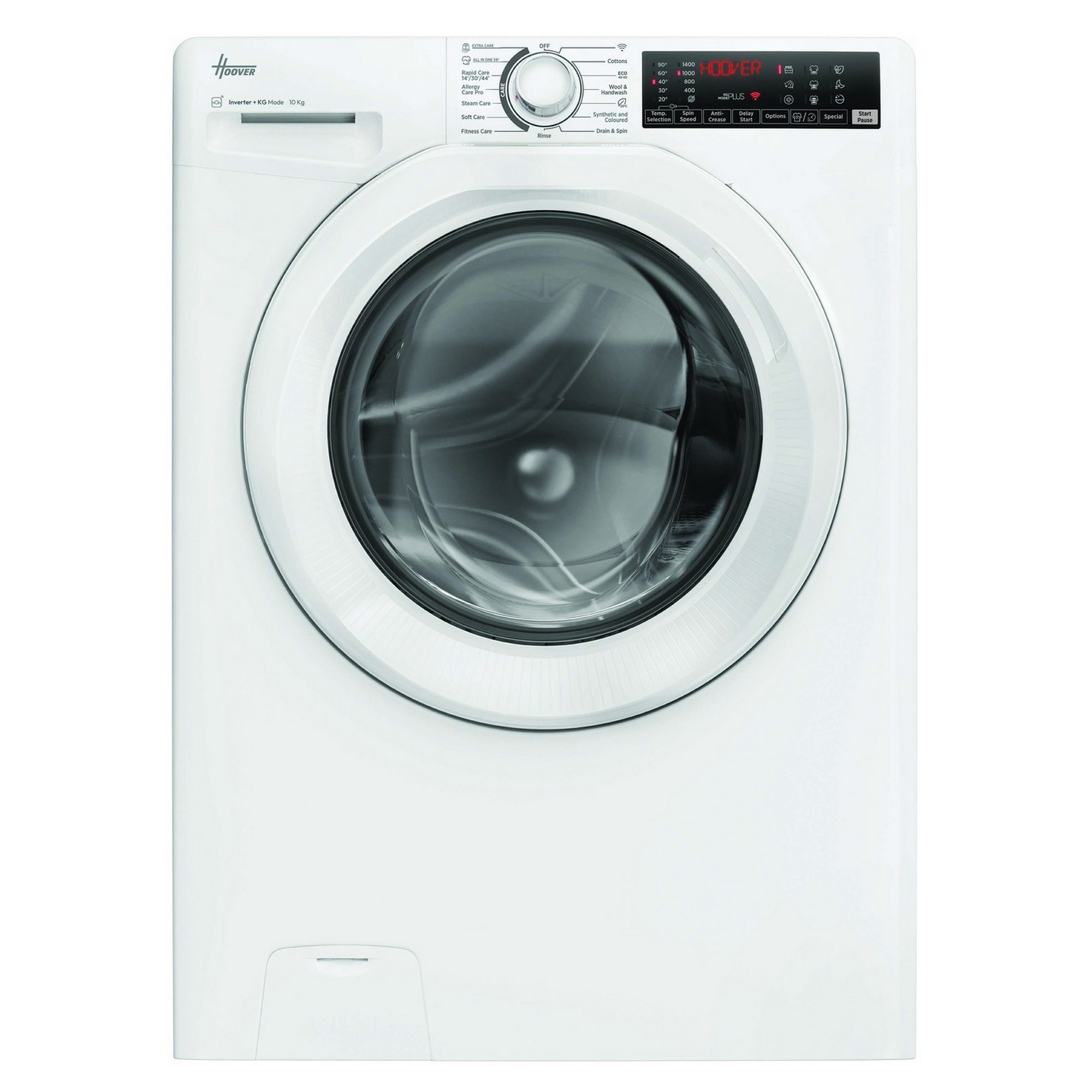 Hoover 10kg Washing Machine 1400rpm H3WPS4106TM6 - White Hoover 10kg Washing Machine 1400rpm H3WPS4106TM6 - White