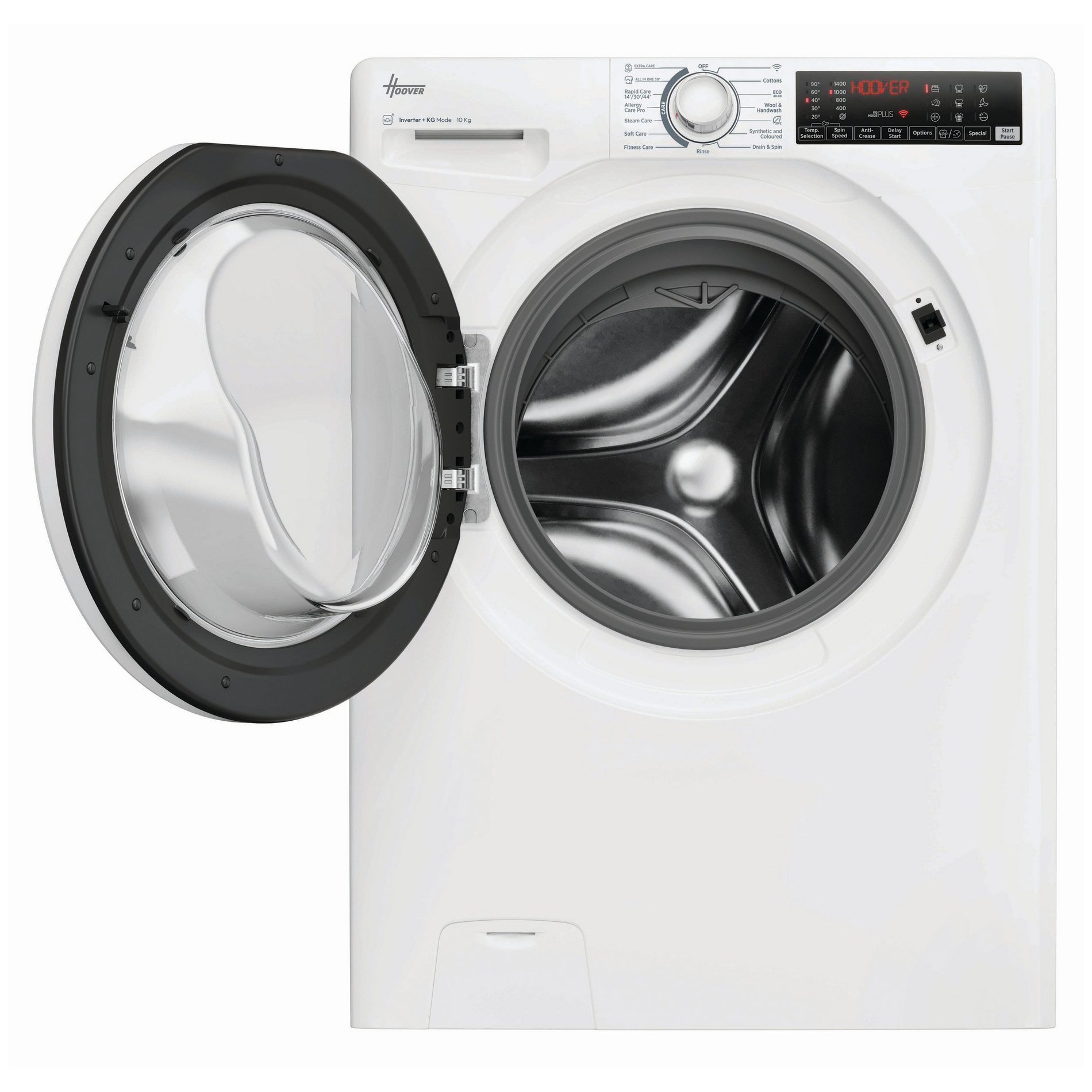 Hoover 10kg Washing Machine 1400rpm H3WPS4106TM6 - White Hoover 10kg Washing Machine 1400rpm H3WPS4106TM6 - White