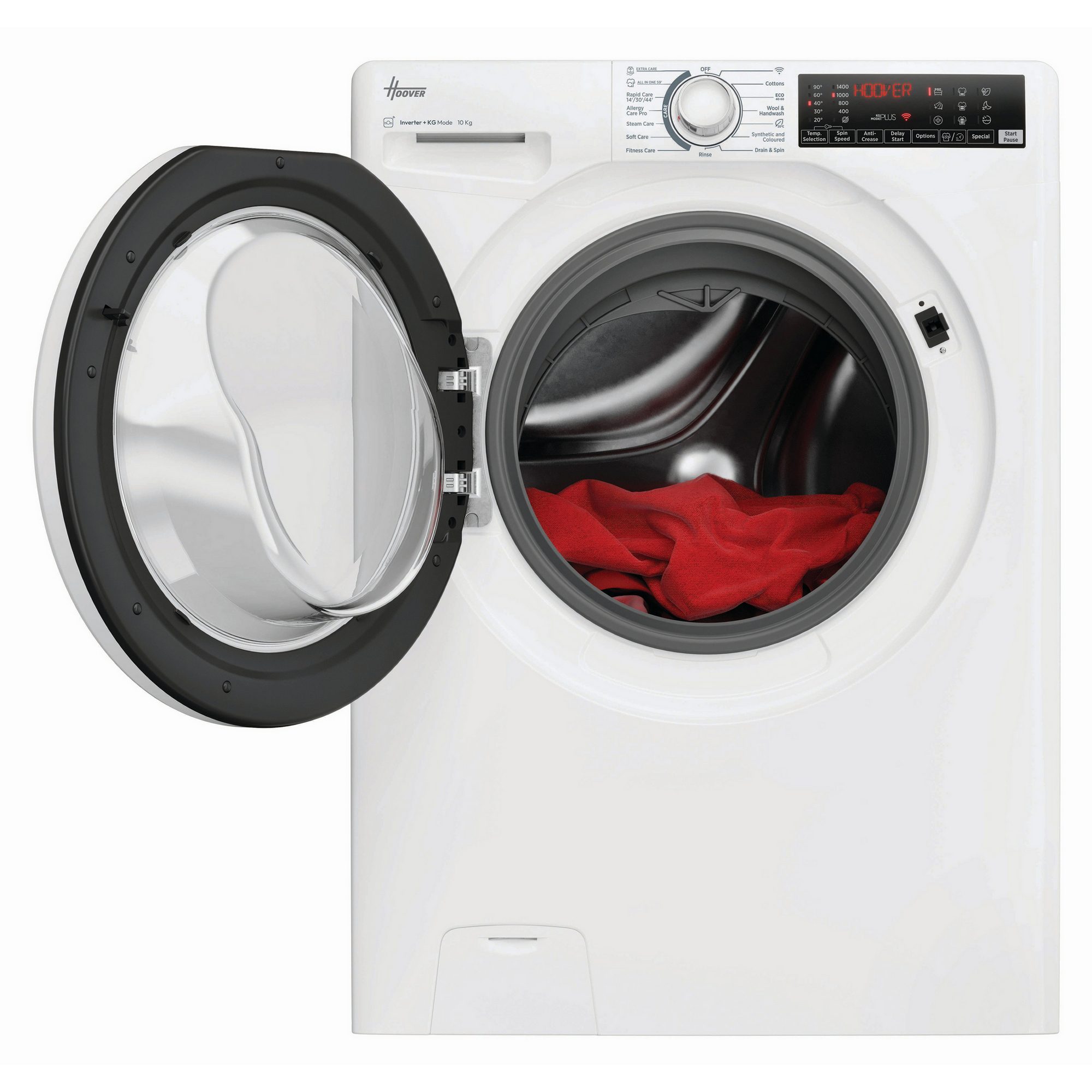 Hoover 10kg Washing Machine 1400rpm H3WPS4106TM6 - White Hoover 10kg Washing Machine 1400rpm H3WPS4106TM6 - White