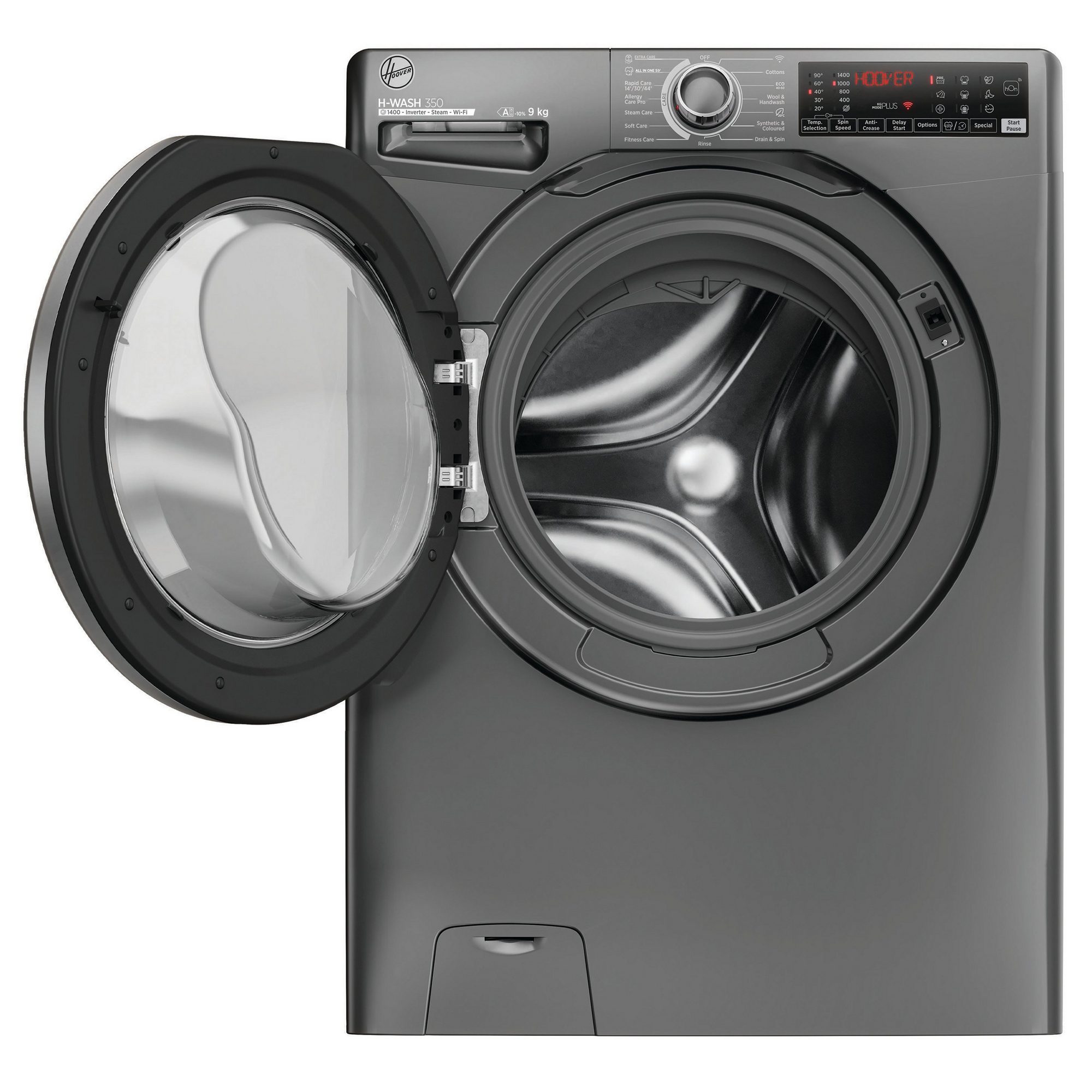 Hoover 9kg Washing Machine 1400rpm H3WPS496TMRR6 - Graphite Hoover 9kg Washing Machine 1400rpm H3WPS496TMRR6 - Graphite