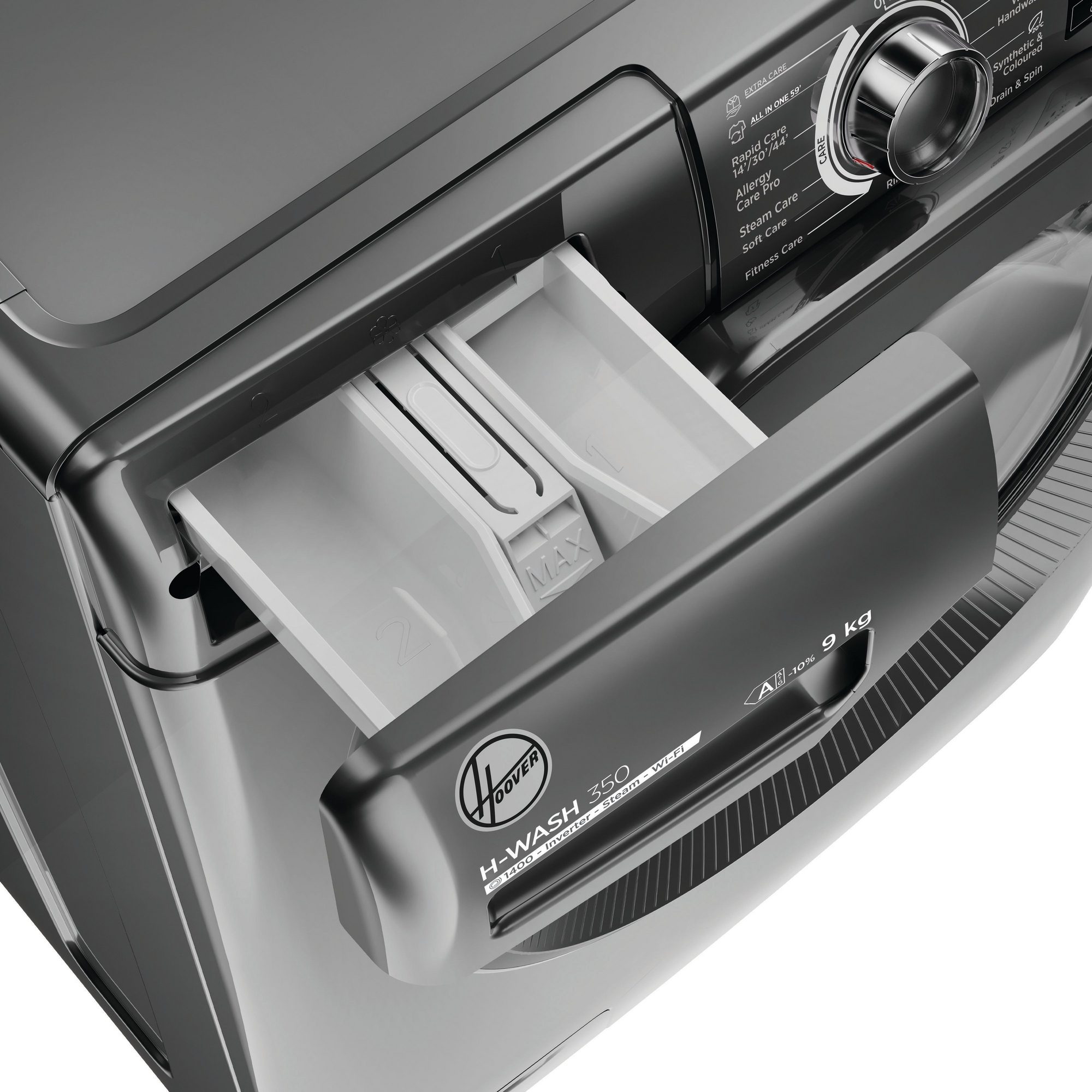Hoover 9kg Washing Machine 1400rpm H3WPS496TMRR6 - Graphite Hoover 9kg Washing Machine 1400rpm H3WPS496TMRR6 - Graphite