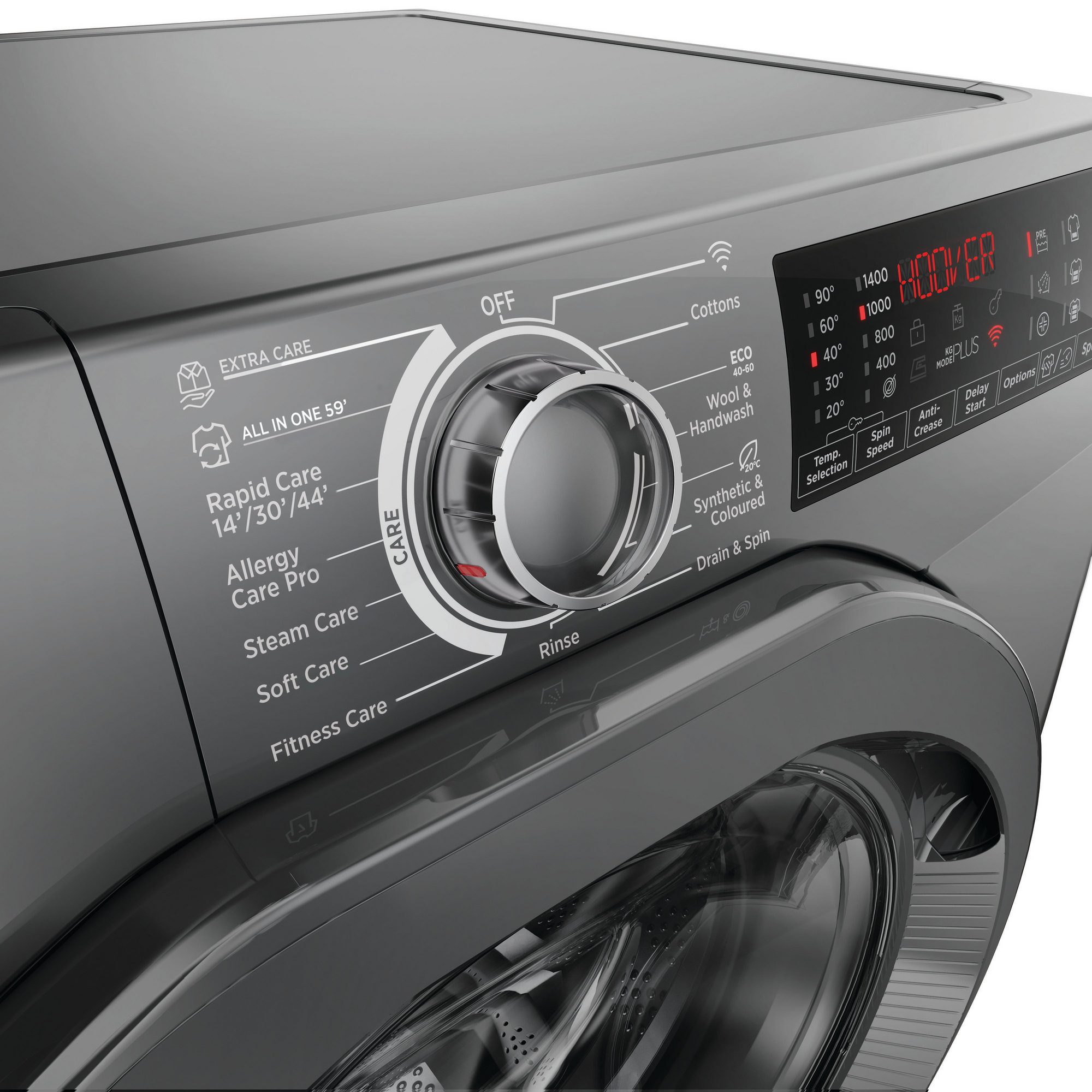 Hoover 9kg Washing Machine 1400rpm H3WPS496TMRR6 - Graphite Hoover 9kg Washing Machine 1400rpm H3WPS496TMRR6 - Graphite