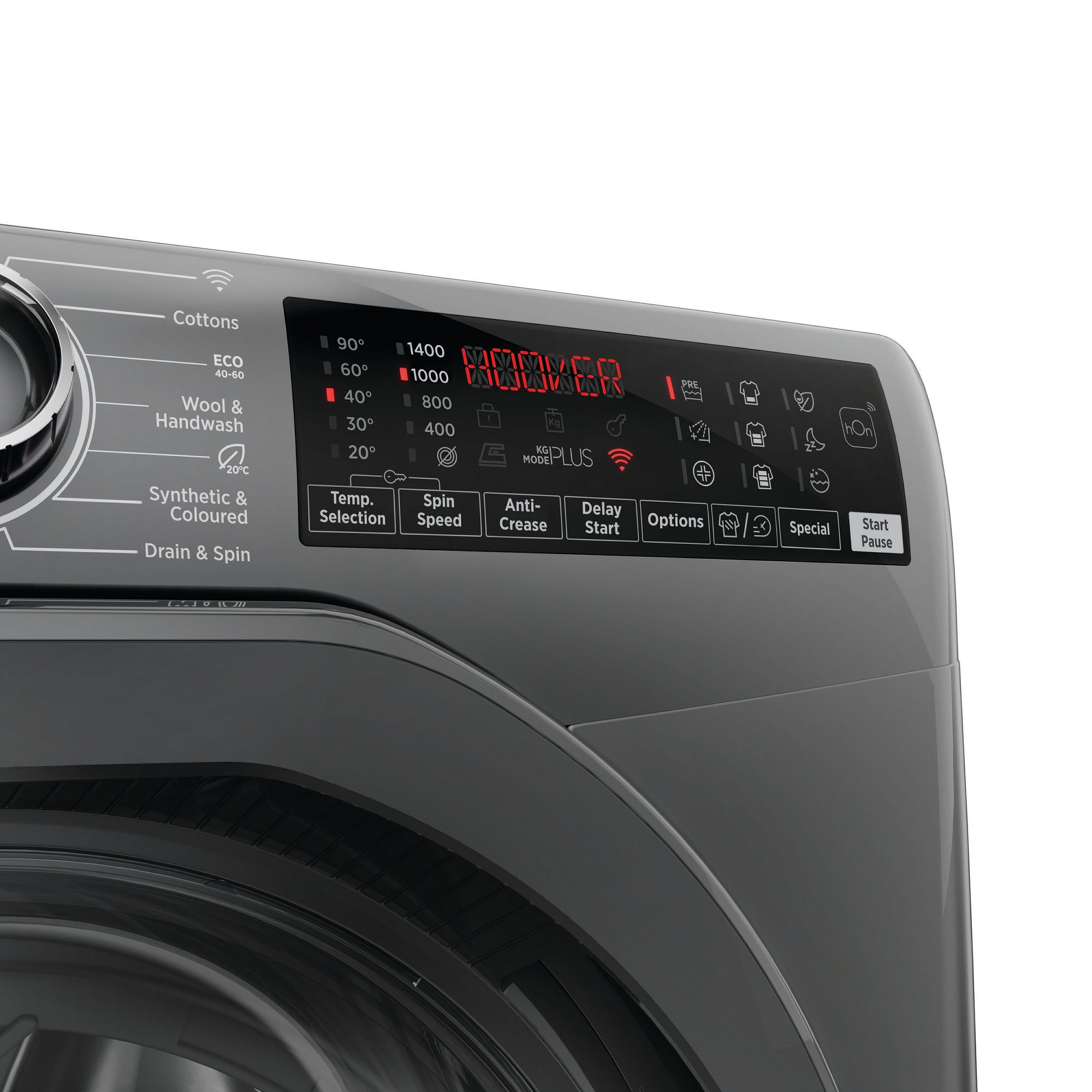 Hoover 9kg Washing Machine 1400rpm H3WPS496TMRR6 - Graphite Hoover 9kg Washing Machine 1400rpm H3WPS496TMRR6 - Graphite