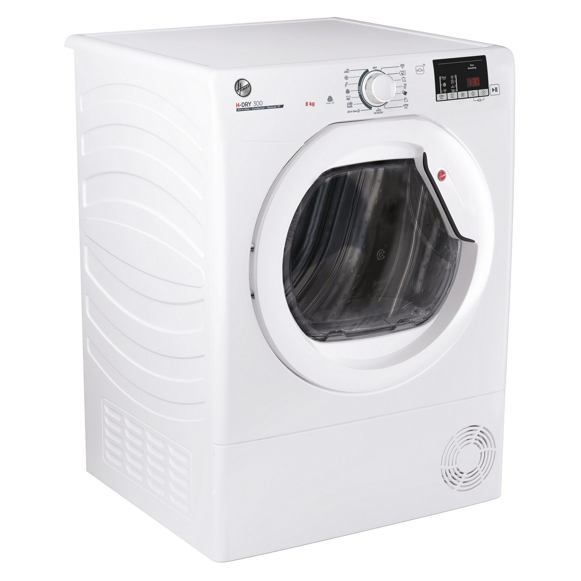 Hoover 8kg Condenser Tumble Dryer HLEC8DG - White Hoover 8kg Condenser Tumble Dryer HLEC8DG - White