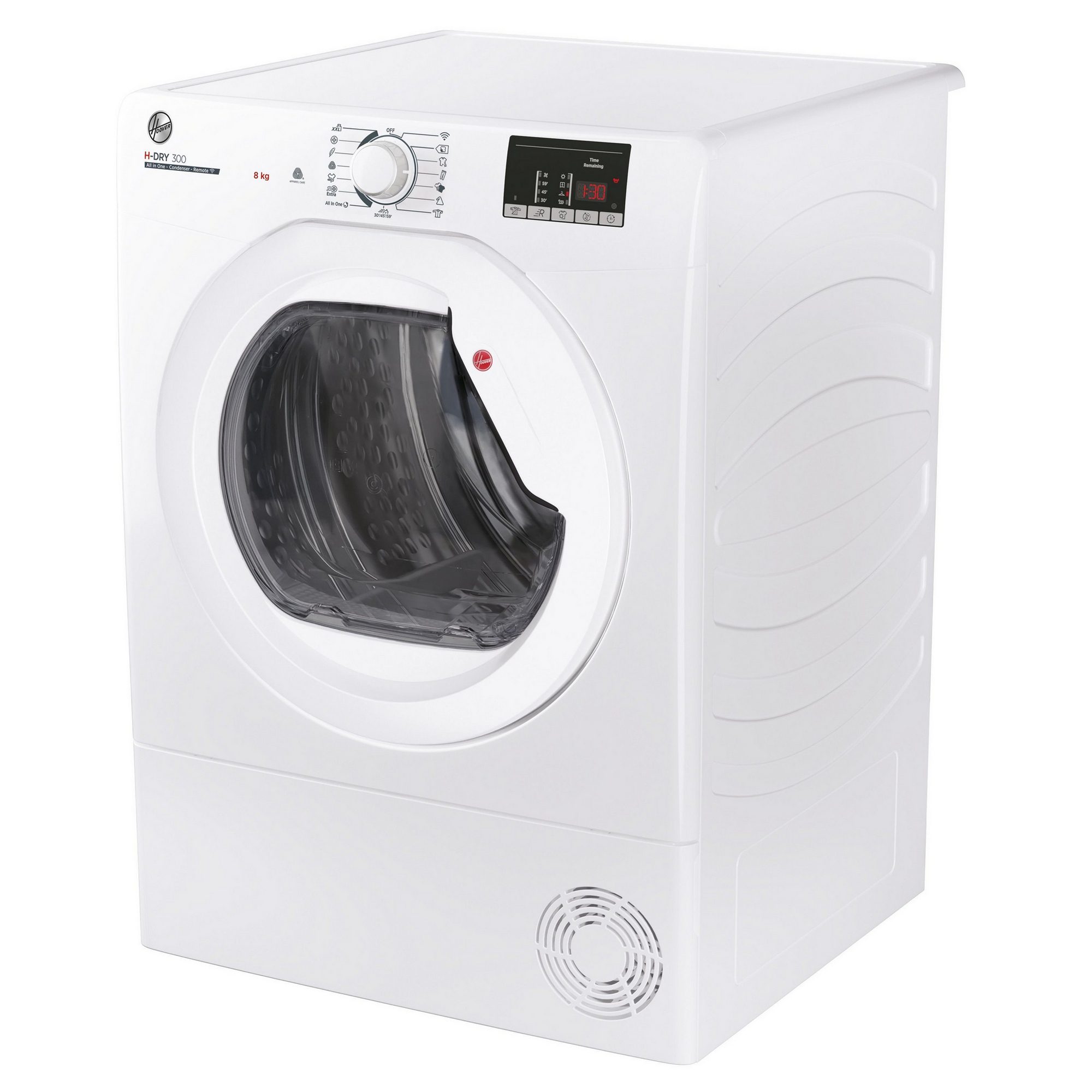 Hoover 8kg Condenser Tumble Dryer HLEC8DG - White Hoover 8kg Condenser Tumble Dryer HLEC8DG - White