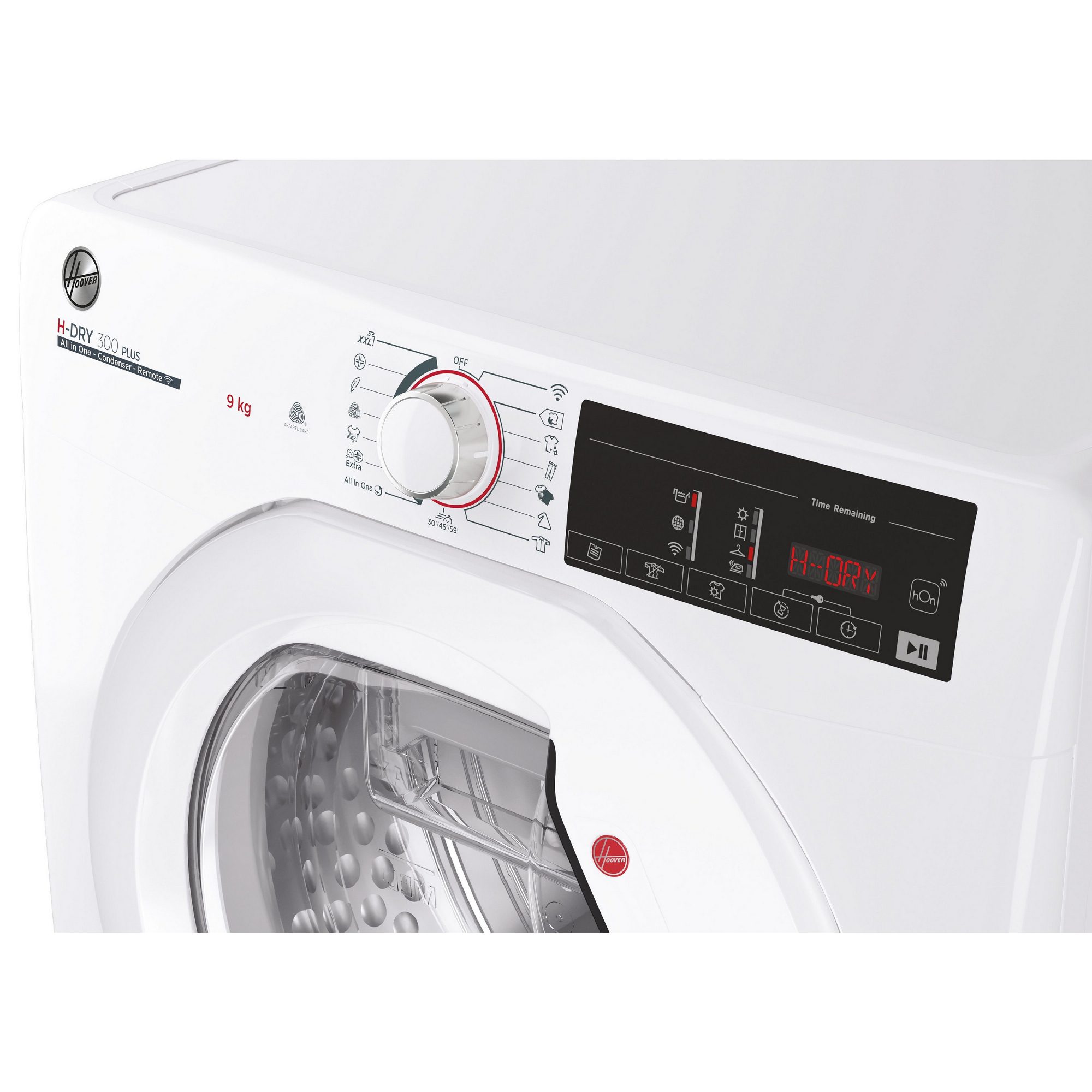Hoover 9kg Condenser Tumble Dryer HLEC9TE - White Hoover 9kg Condenser Tumble Dryer HLEC9TE - White
