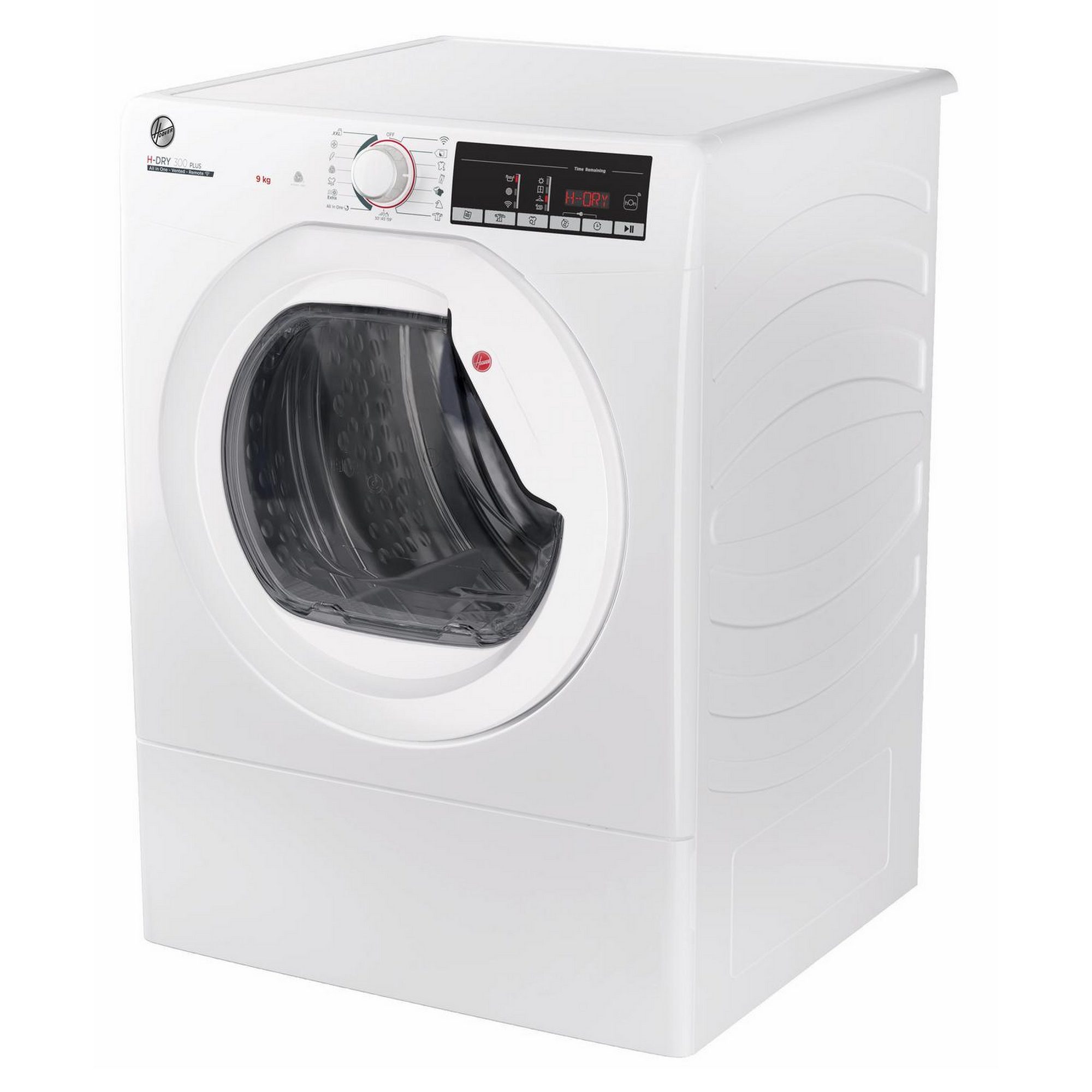 Hoover 9kg Vented Tumble Dryer HLEV9TG - White Hoover 9kg Vented Tumble Dryer HLEV9TG - White