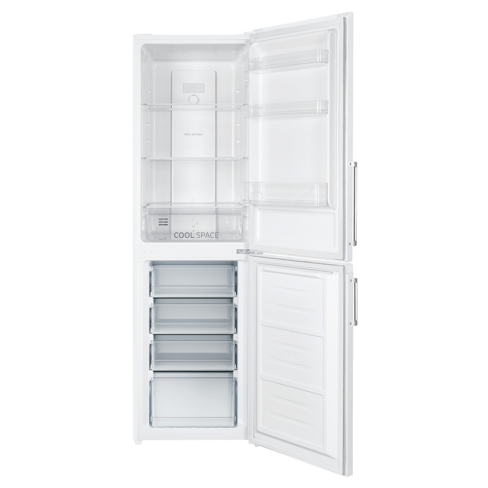 Hoover 55cm Frost Free Fridge Freezer HOCH1T518EWHK - White Hoover 55cm Frost Free Fridge Freezer HOCH1T518EWHK - White