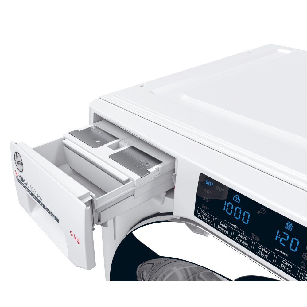 Hoover 9kg Fully Integrated AutoDose Washing Machine 1600rpm HBWODS69TAMCE Hoover 9kg Fully Integrated AutoDose Washing Machine 1600rpm HBWODS69TAMCE