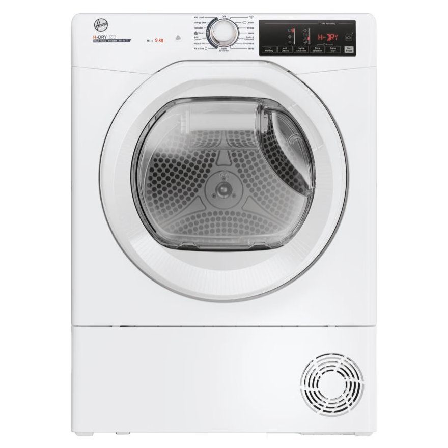 Hoover  9kg Heat Pump Condenser Dryer HRE H9A3TE - White