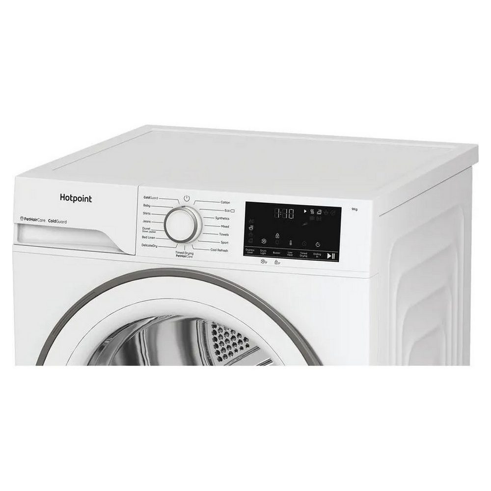 Hotpoint 9kg Heat Pump Condenser Tumble Dryer with PetHairCare CHD93MWWSUK - White Hotpoint 9kg Heat Pump Condenser Tumble Dryer with PetHairCare CHD93MWWSUK - White