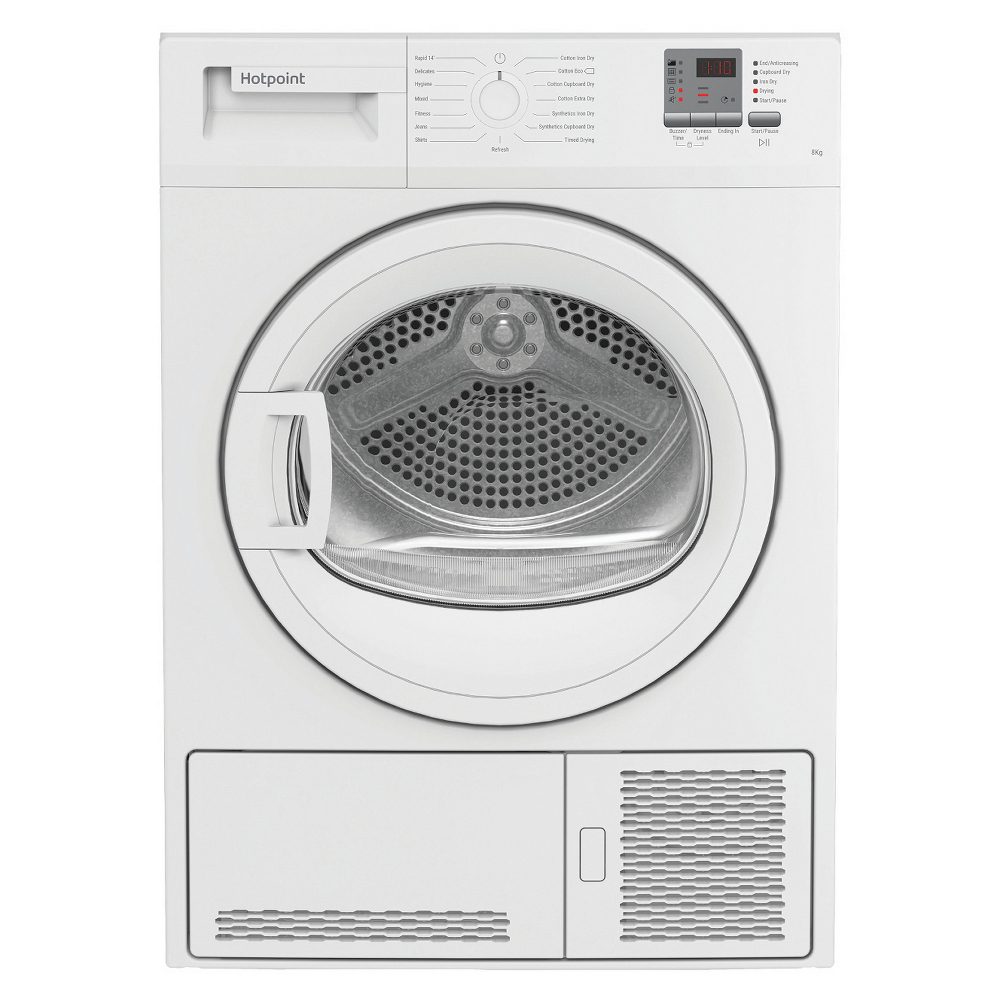 Hotpoint  8kg Condenser Tumble Dryer CHDC82WWGDUK - WHITE