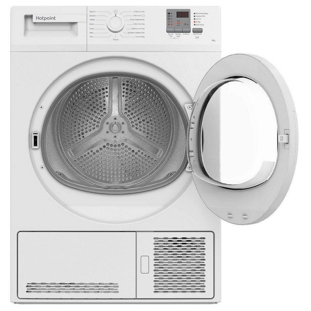 Hotpoint 8kg Condenser Tumble Dryer CHDC82WWGDUK - WHITE Hotpoint 8kg Condenser Tumble Dryer CHDC82WWGDUK - WHITE