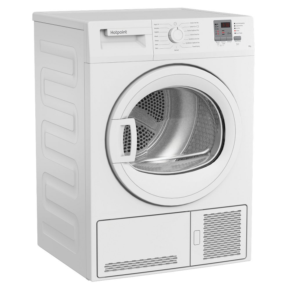 Hotpoint 8kg Condenser Tumble Dryer CHDC82WWGDUK - WHITE Hotpoint 8kg Condenser Tumble Dryer CHDC82WWGDUK - WHITE