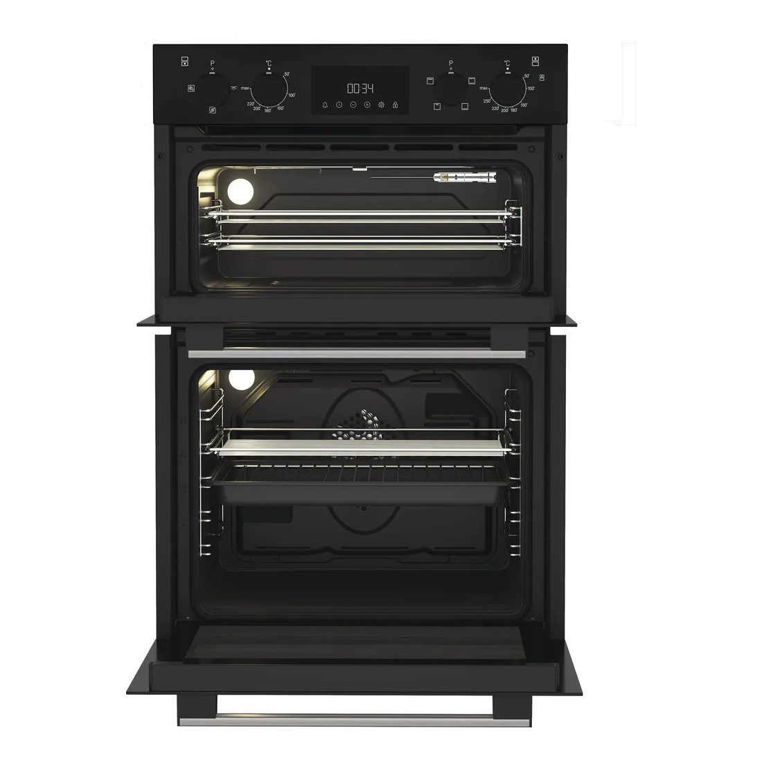 Hotpoint Built In Electric Double Oven DIH 10D B - Black Hotpoint Built In Electric Double Oven DIH 10D B - Black
