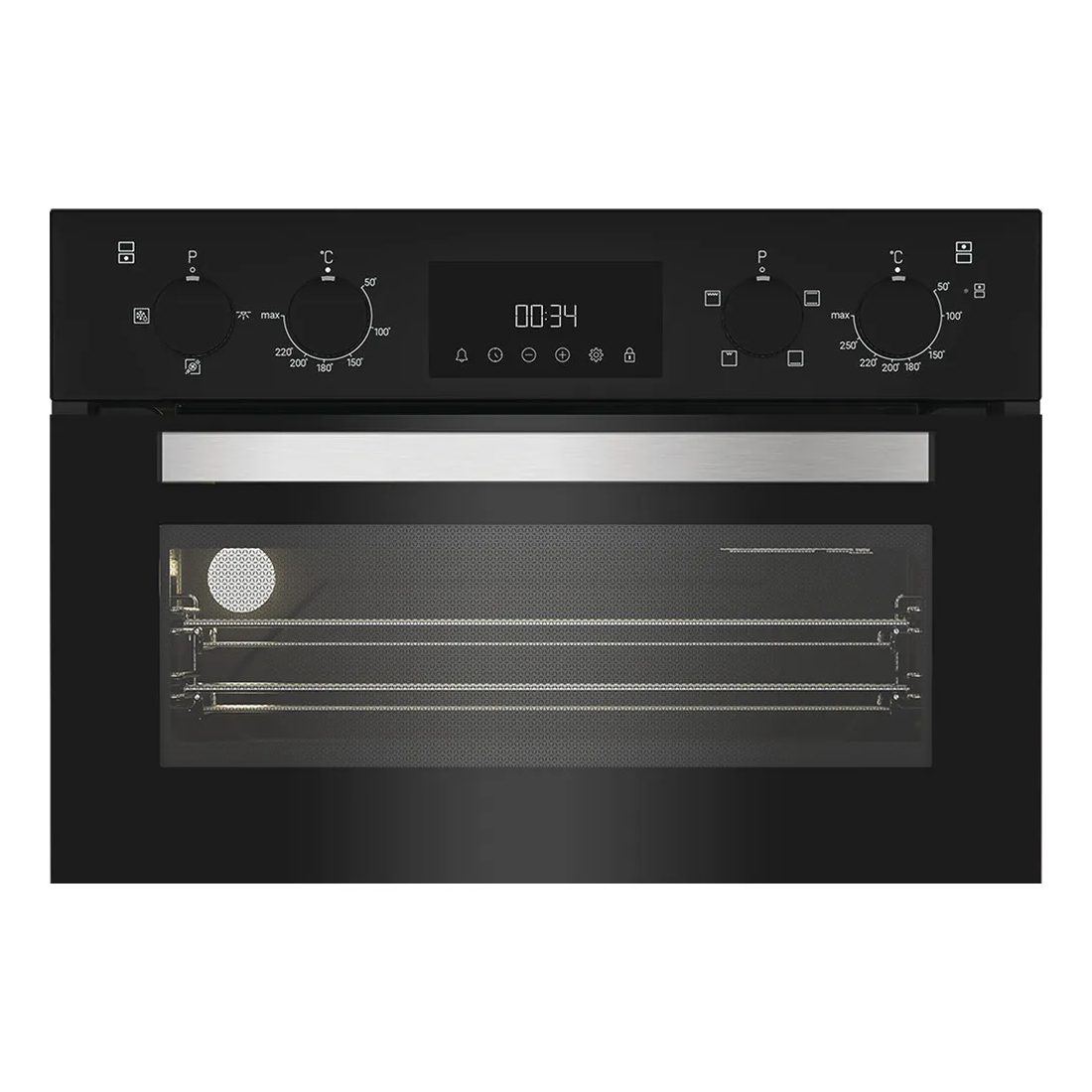 Hotpoint Built In Electric Double Oven DIH 10D B - Black Hotpoint Built In Electric Double Oven DIH 10D B - Black