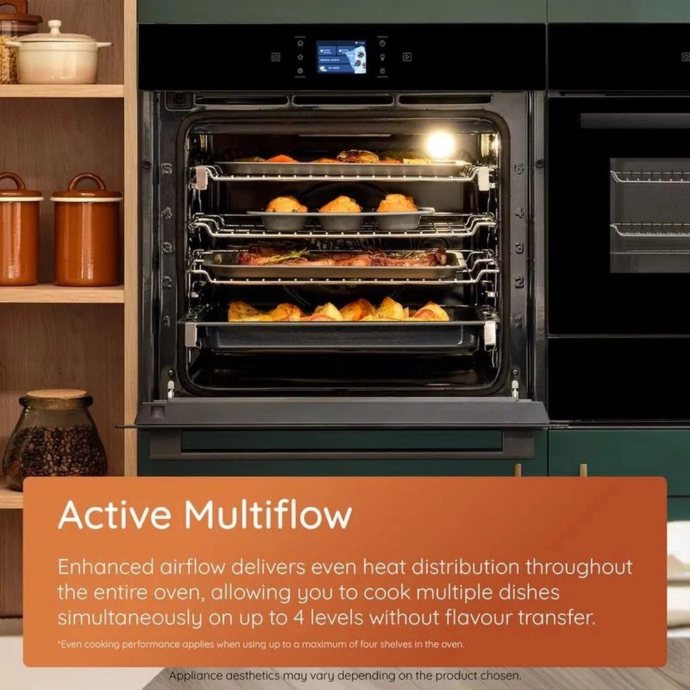 Hotpoint Pyrolytic Multifunction Single Oven HOI4S8PM0BUK - Black Hotpoint Pyrolytic Multifunction Single Oven HOI4S8PM0BUK - Black