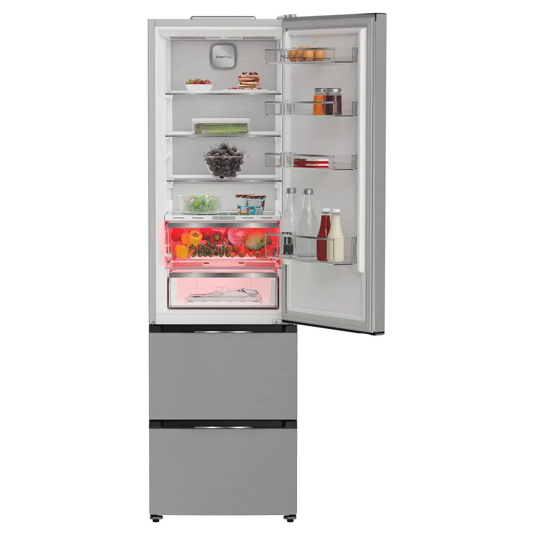 Hotpoint 60cm Frost Free Fridge Freezer With VitalCare HPKF 5351 XP4UK - BRUSHED STEEL Hotpoint 60cm Frost Free Fridge Freezer With VitalCare HPKF 5351 XP4UK - BRUSHED STEEL