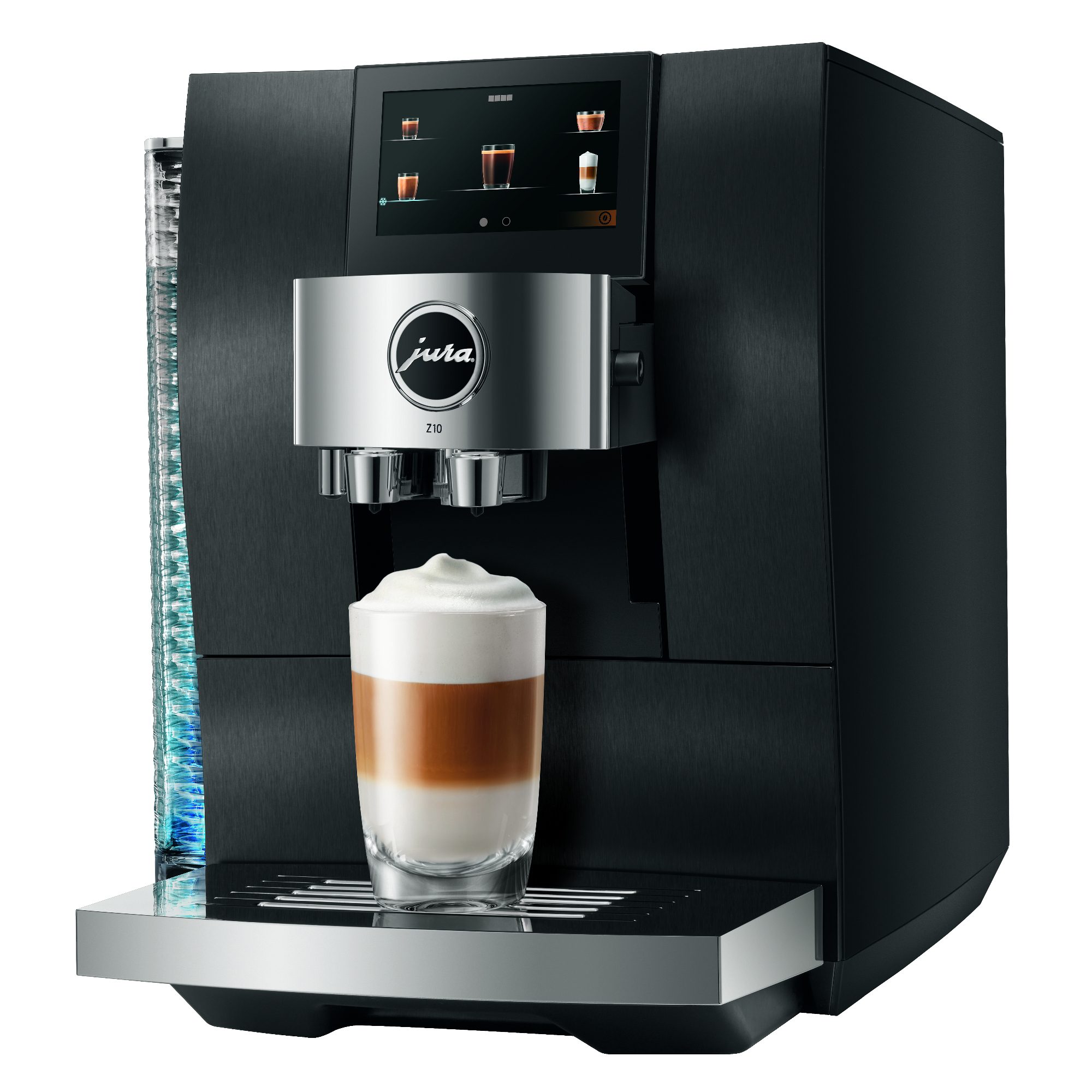 Jura Z10 Aluminium Black Freestanding Fully Automatic Coffee Machine 15488 - Black