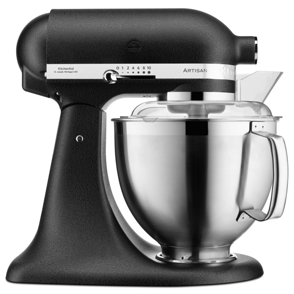 KitchenAid  Artisan Stand Mixer 4.8 Litre 5KSM185PSBBK - Cast Iron Black
