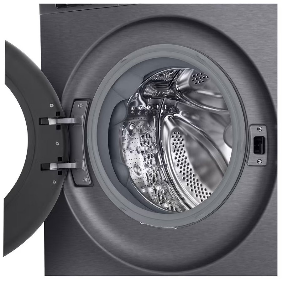 LG 9kg TurboWash Steam Washing Machine F2X50S9TBB - Black Steel LG 9kg TurboWash Steam Washing Machine F2X50S9TBB - Black Steel