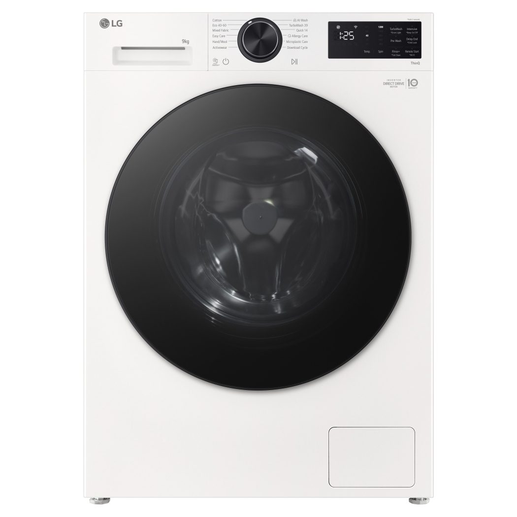 LG Series 3 Counter-Depth MAX 9kg 1200 Spin Washing Machine F2X50S9TWB - White