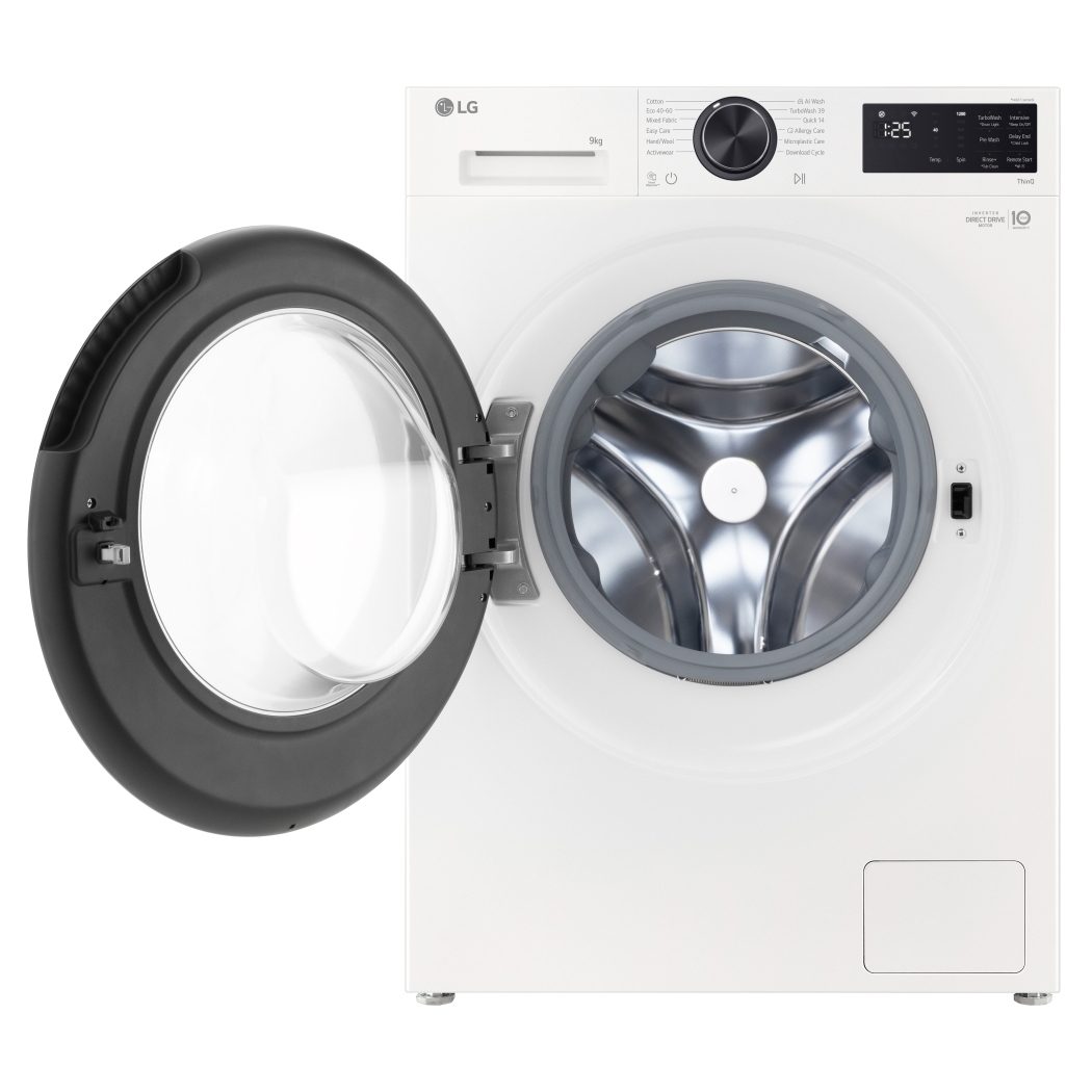 LG Series 3 Counter-Depth MAX 9kg 1200 Spin Washing Machine F2X50S9TWB - White LG Series 3 Counter-Depth MAX 9kg 1200 Spin Washing Machine F2X50S9TWB - White