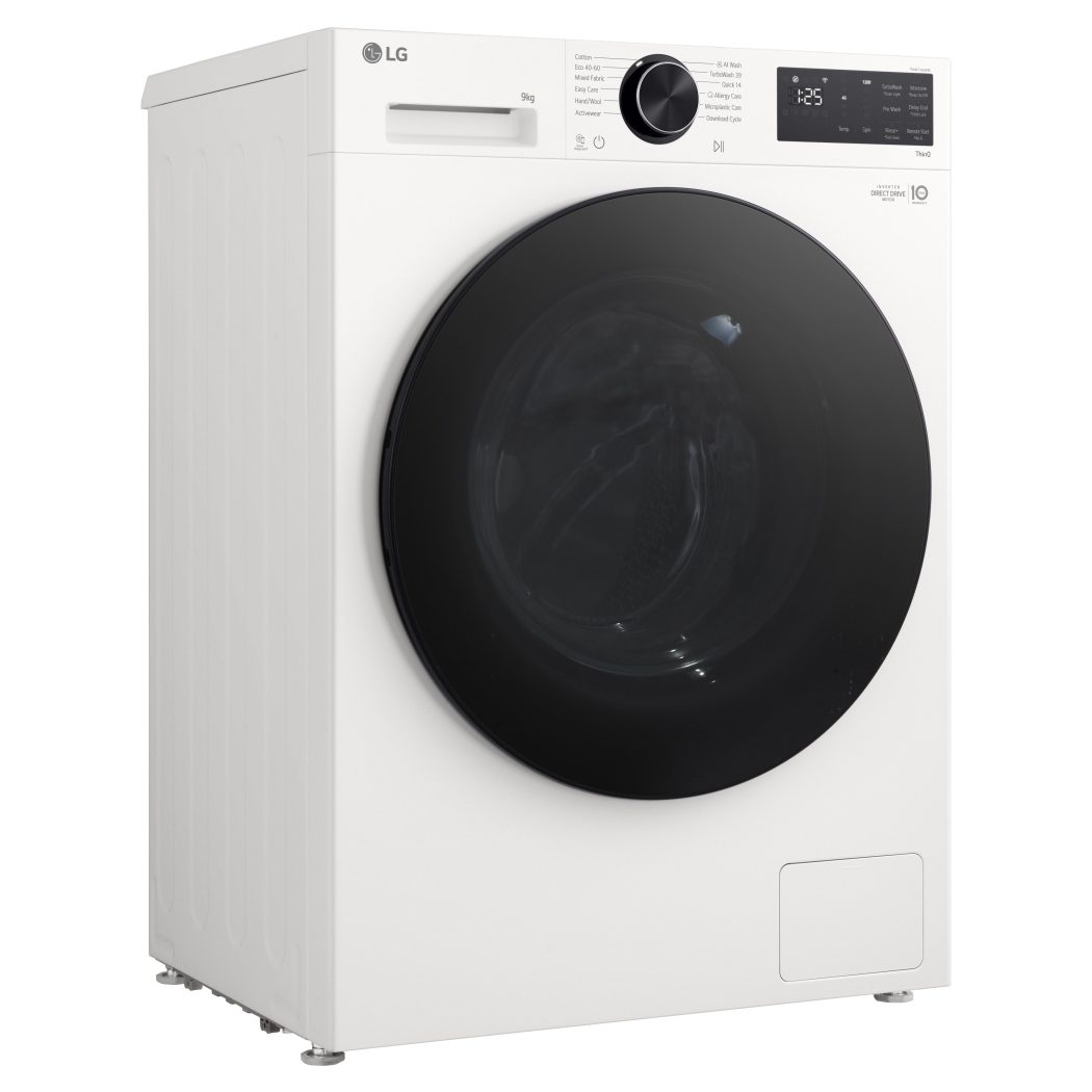 LG Series 3 Counter-Depth MAX 9kg 1200 Spin Washing Machine F2X50S9TWB - White LG Series 3 Counter-Depth MAX 9kg 1200 Spin Washing Machine F2X50S9TWB - White