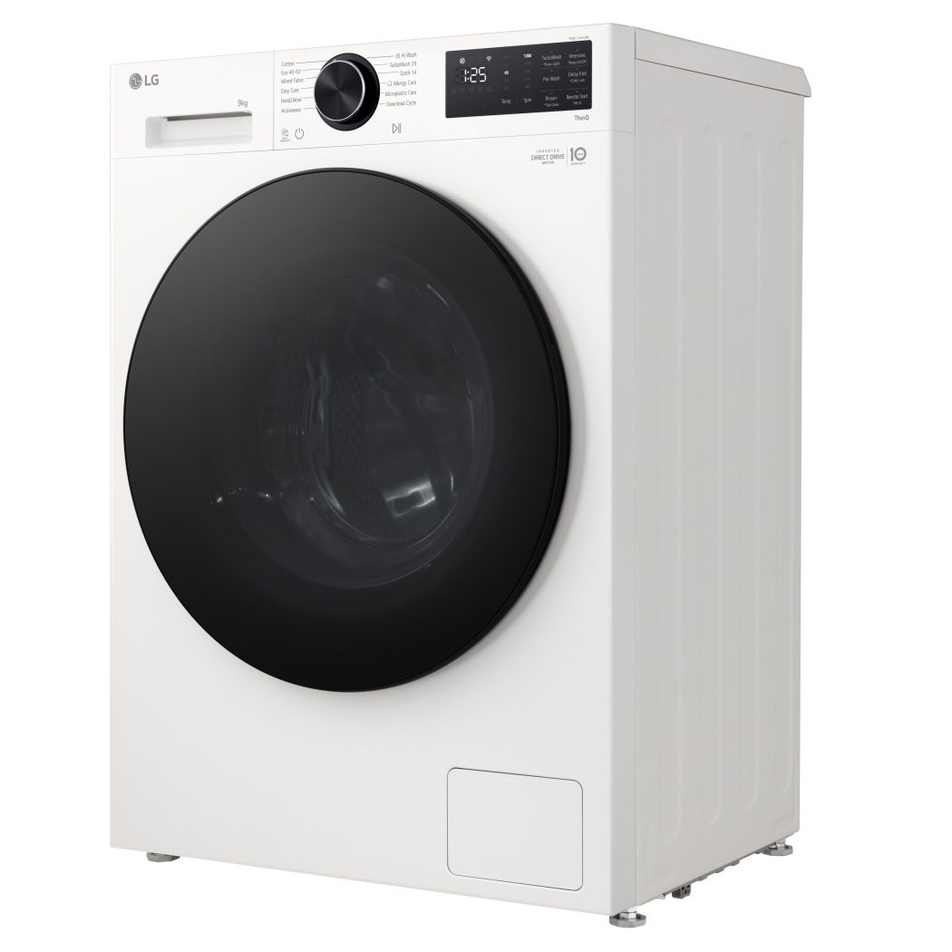 LG Series 3 Counter-Depth MAX 9kg 1200 Spin Washing Machine F2X50S9TWB - White LG Series 3 Counter-Depth MAX 9kg 1200 Spin Washing Machine F2X50S9TWB - White