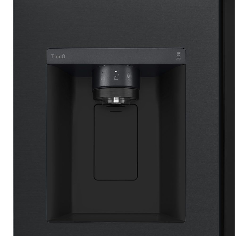 LG Instaview American Style Fridge Freezer With Ice & Water Non Plumbed GSGV81EPLD - Black Steel LG Instaview American Style Fridge Freezer With Ice & Water Non Plumbed GSGV81EPLD - Black Steel