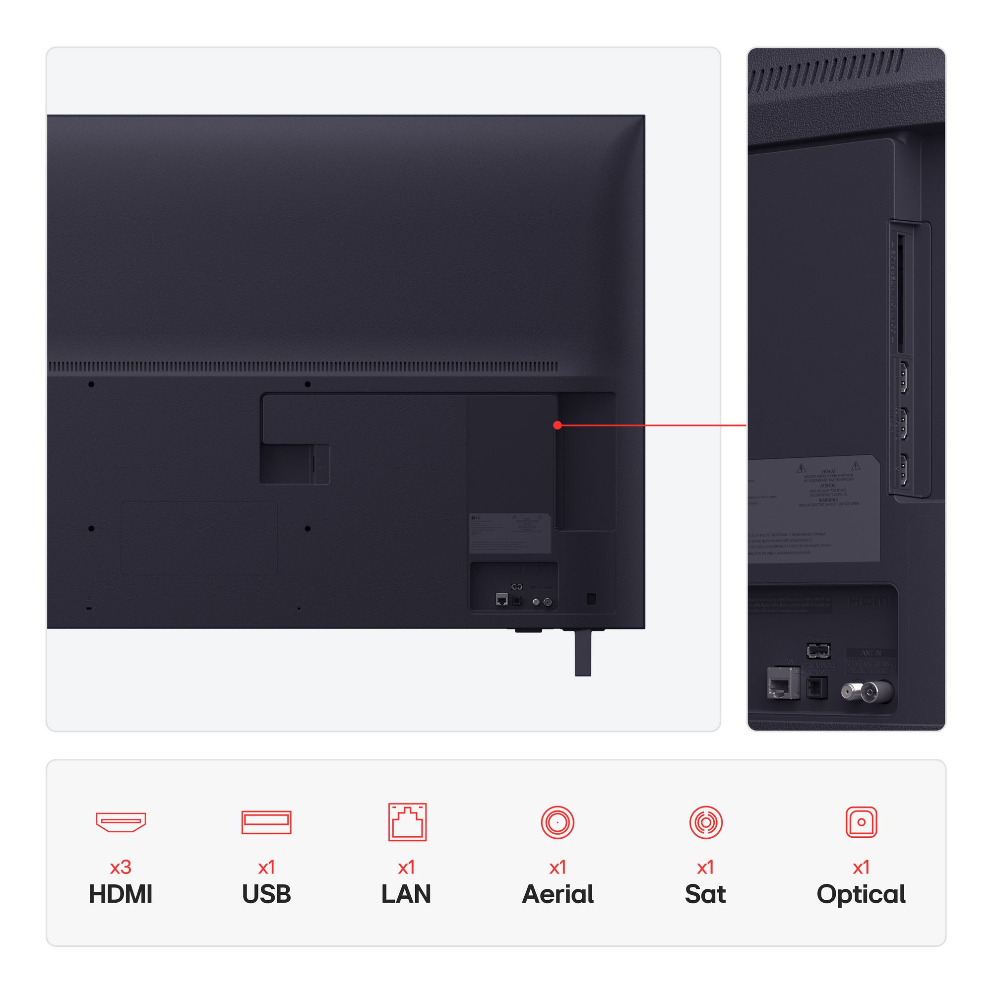 LG 2025 55" 4K Ultra HD Smart TV 55UA74006LB - Blue LG 2025 55" 4K Ultra HD Smart TV 55UA74006LB - Blue