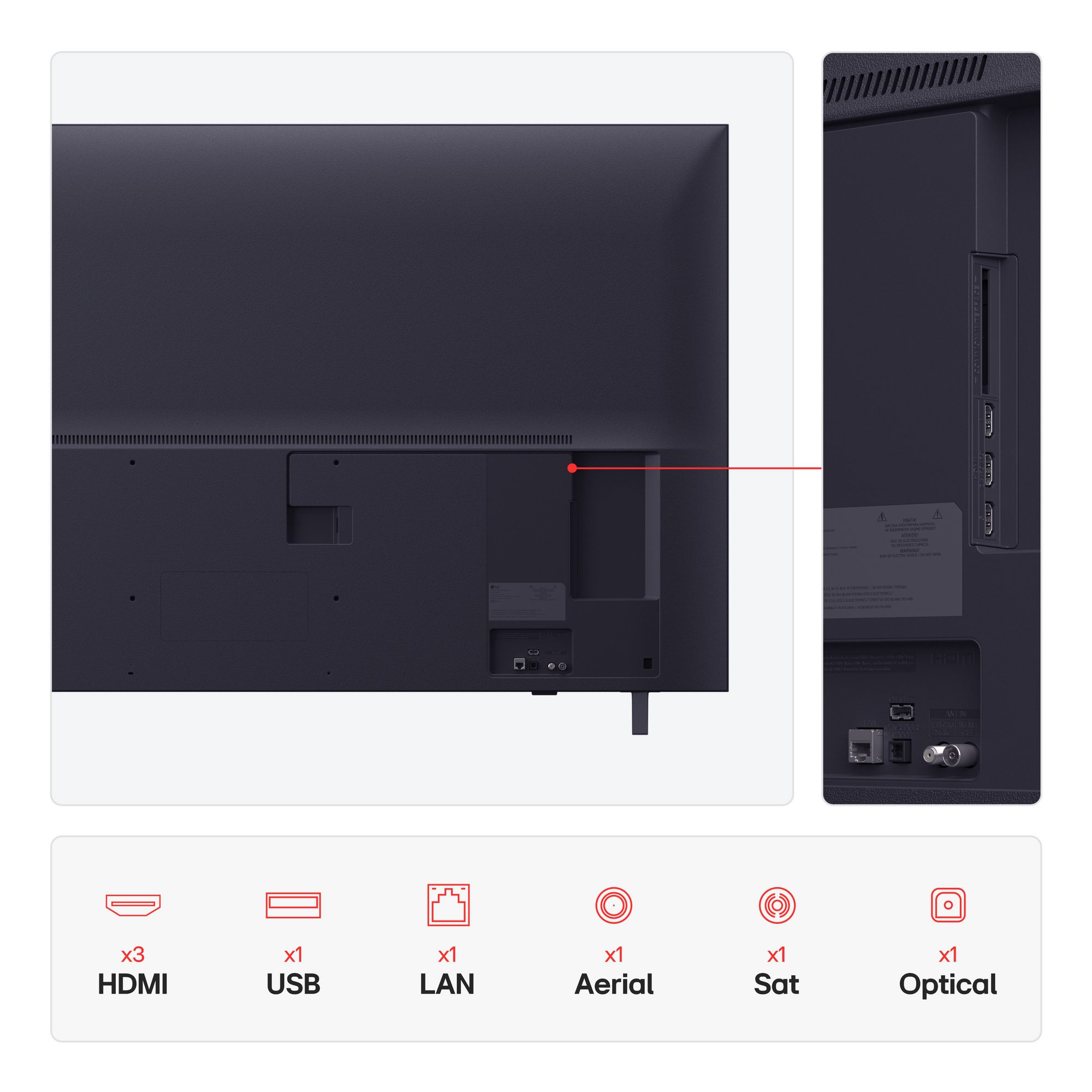 LG 2025 65" 4K Ultra HD Smart TV 65UA74006LB - Blue LG 2025 65" 4K Ultra HD Smart TV 65UA74006LB - Blue