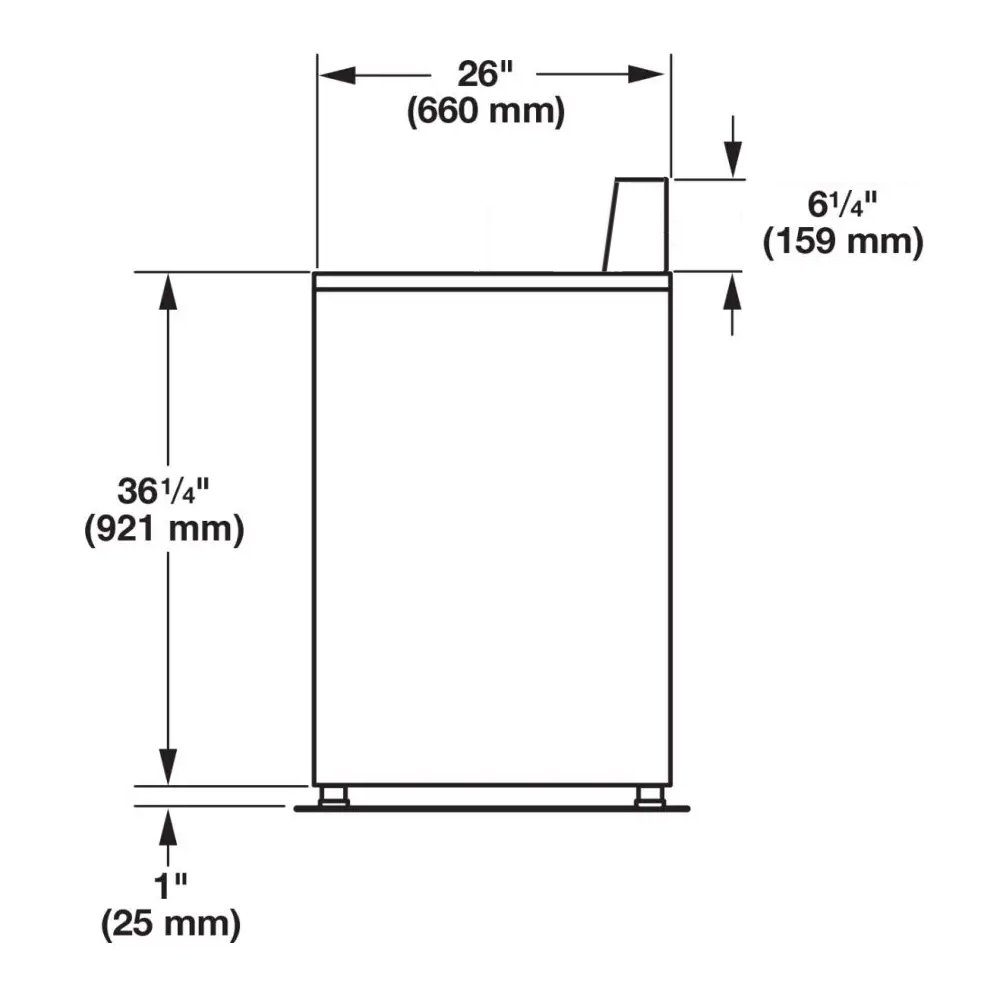 Maytag 10.5kg American Commercial Washer & Dryer Pack MAT23MNAGW MDE20MNTGW - WHITE Maytag 10.5kg American Commercial Washer & Dryer Pack MAT23MNAGW MDE20MNTGW - WHITE